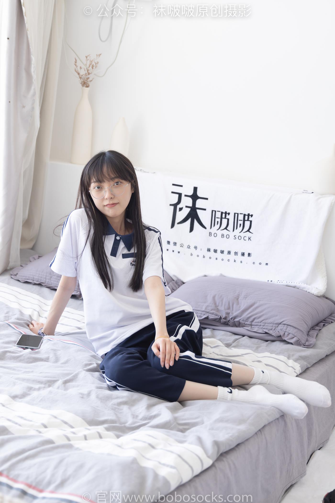 图片[47]-[BoBoSocks袜啵啵]NO.207 稚予-aj板鞋、白棉袜、油亮白丝、校服裤里丝[140P] – 速更版-美库