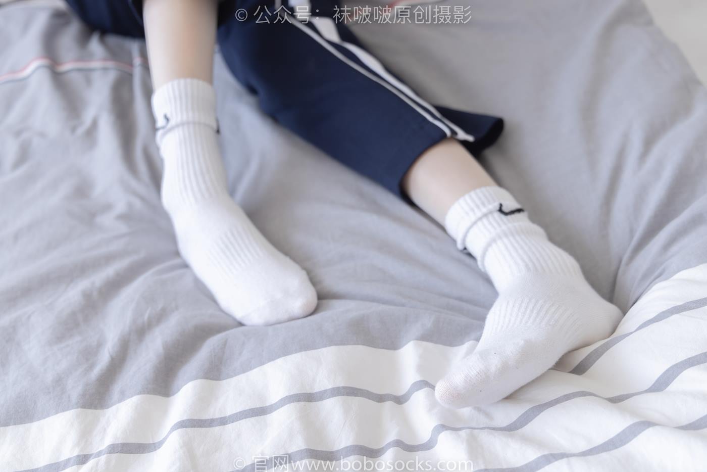 图片[54]-[BoBoSocks袜啵啵]NO.207 稚予-aj板鞋、白棉袜、油亮白丝、校服裤里丝[140P] – 速更版-美库