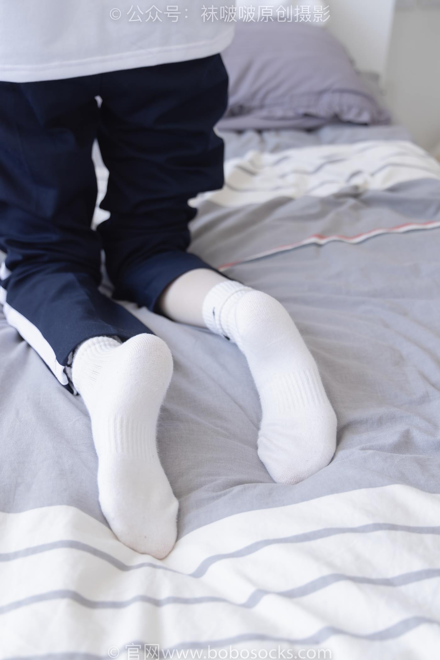 图片[65]-[BoBoSocks袜啵啵]NO.207 稚予-aj板鞋、白棉袜、油亮白丝、校服裤里丝[140P] – 速更版-美库