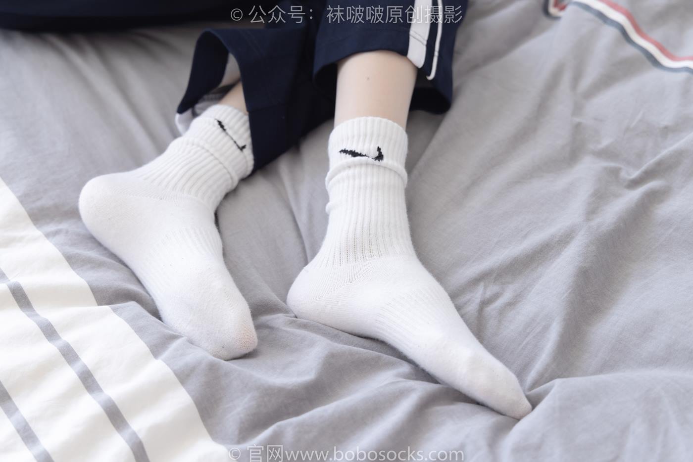 图片[68]-[BoBoSocks袜啵啵]NO.207 稚予-aj板鞋、白棉袜、油亮白丝、校服裤里丝[140P] – 速更版-美库