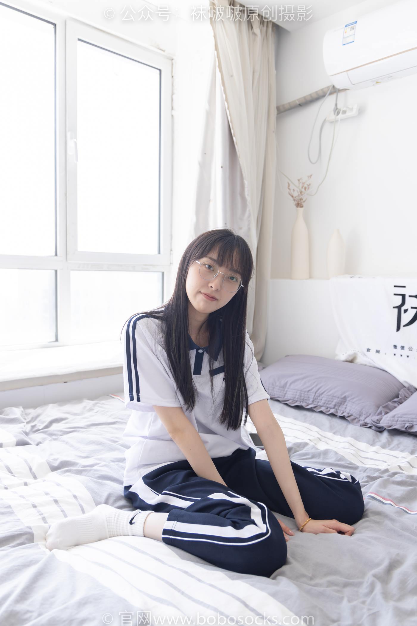 图片[72]-[BoBoSocks袜啵啵]NO.207 稚予-aj板鞋、白棉袜、油亮白丝、校服裤里丝[140P] – 速更版-美库