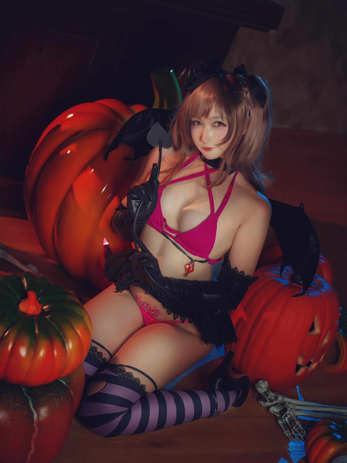 图片[10]-麻花麻花酱  – 小恶魔莉莉丝[9P] – 速更版-美库