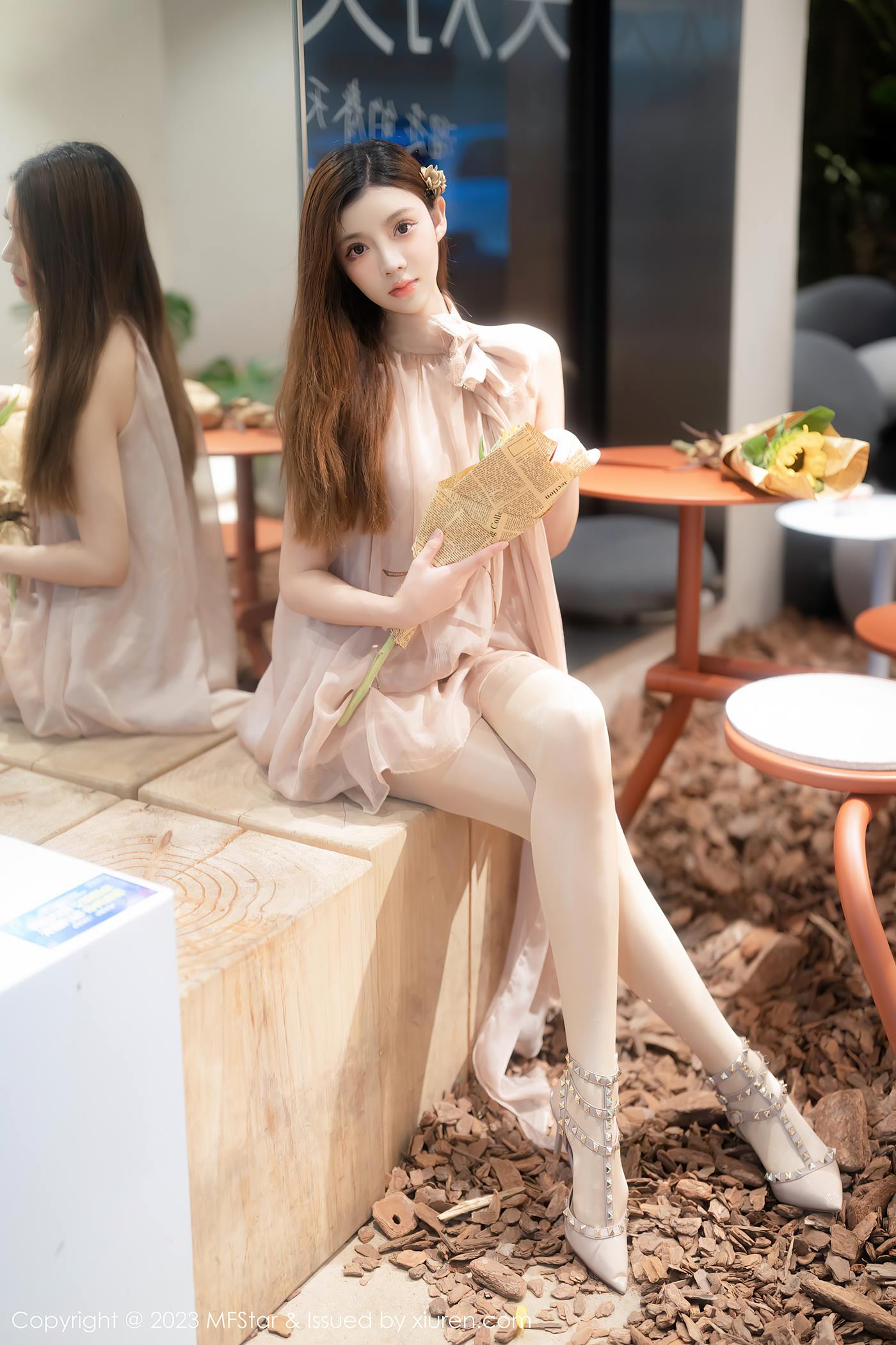 图片[16]-[MFStar模范学院] 2023.04.04 VOL.603 加朵babe 长裙美腿[27P] – 速更版-美库