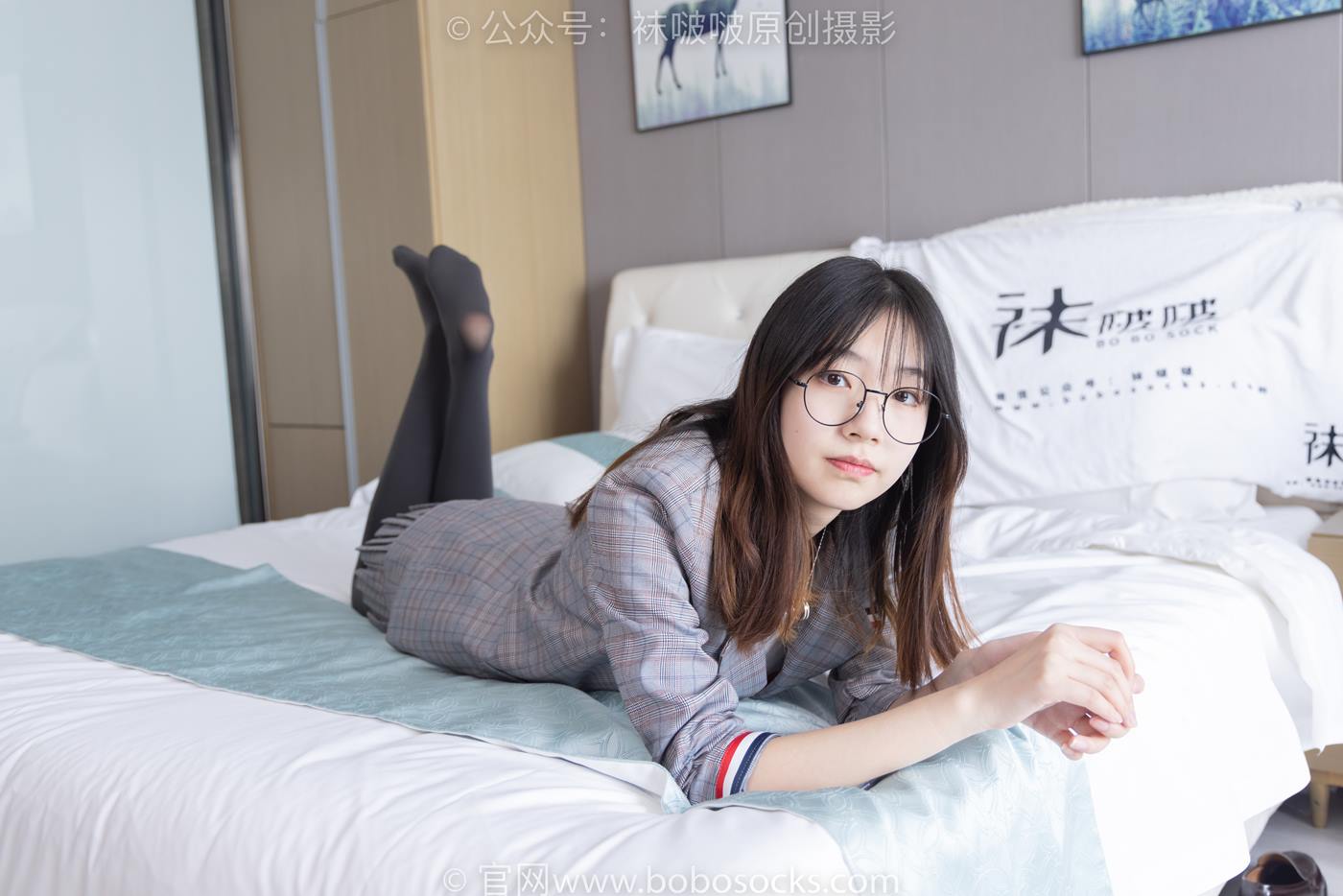 图片[76]-[BoBoSocks袜啵啵]NO.210 小甜豆-皮鞋、厚灰丝、ol装[140P] – 速更版-美库