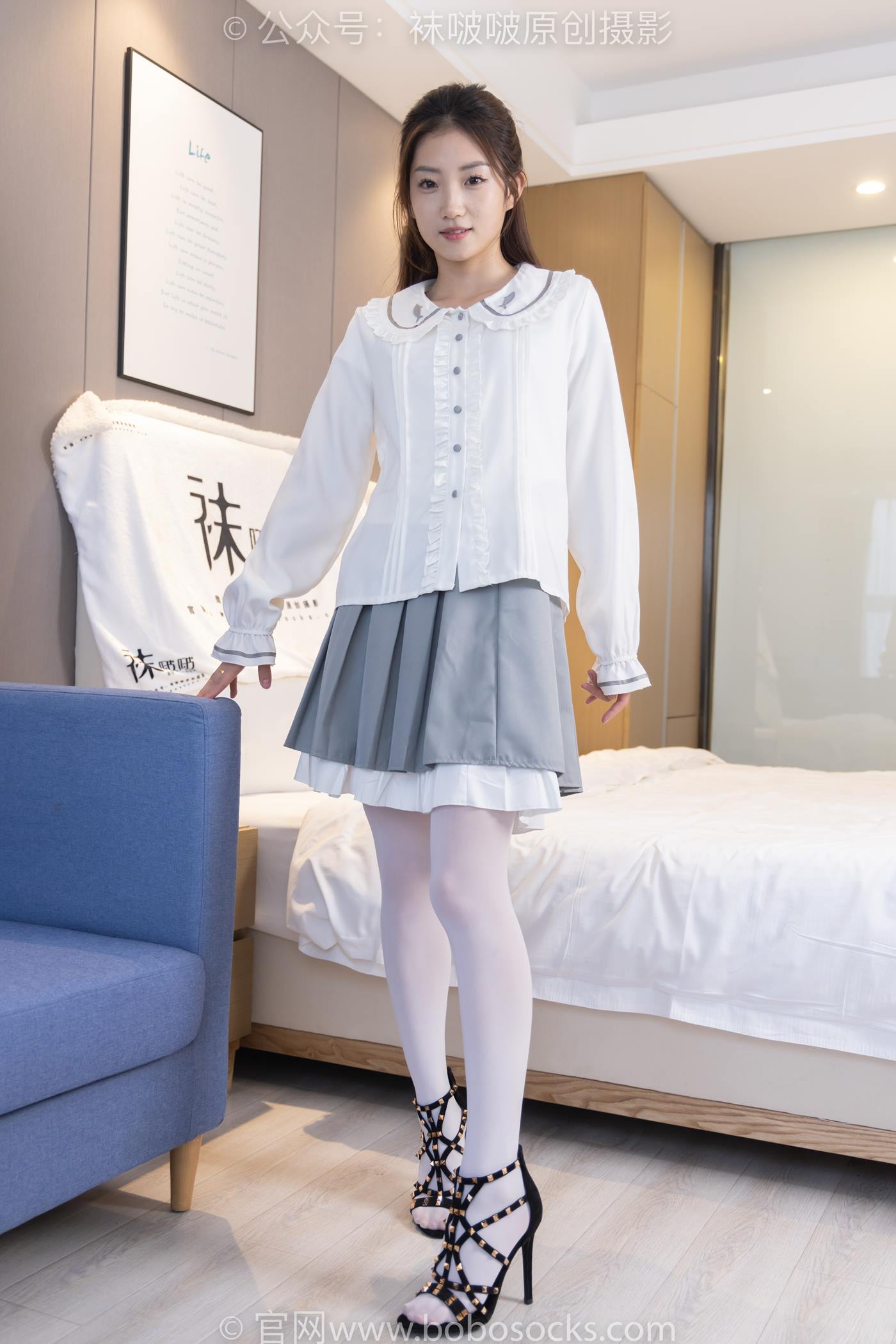 图片[11]-[BoBoSocks袜啵啵]NO.211 小沫-高跟鞋、厚白丝[142P] – 速更版-美库