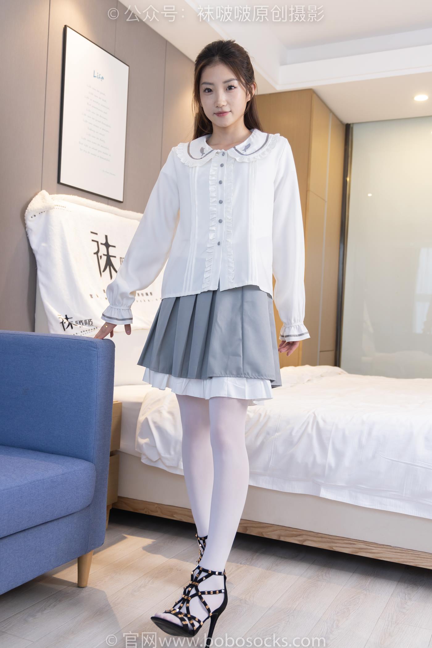 图片[12]-[BoBoSocks袜啵啵]NO.211 小沫-高跟鞋、厚白丝[142P] – 速更版-美库