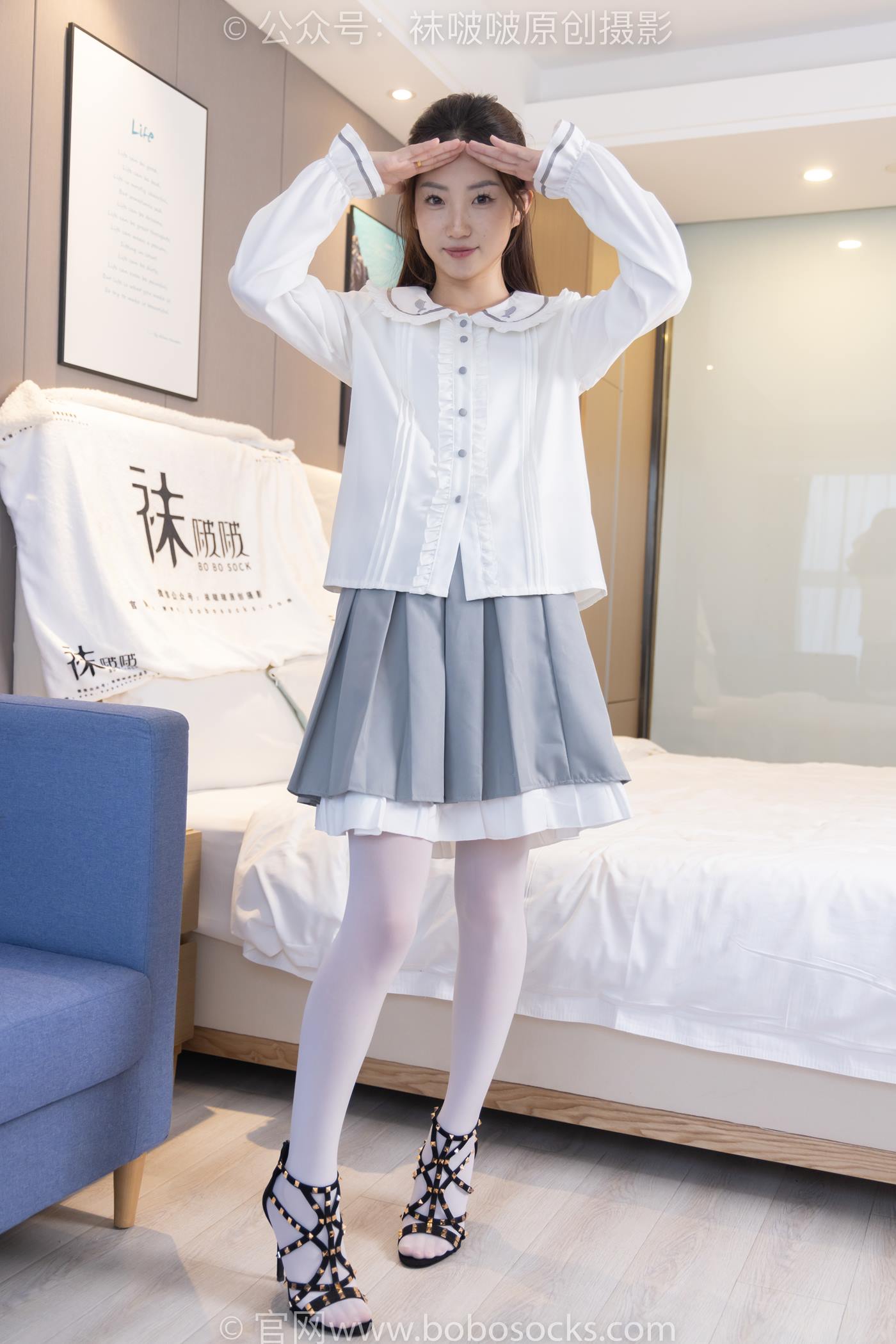 图片[14]-[BoBoSocks袜啵啵]NO.211 小沫-高跟鞋、厚白丝[142P] – 速更版-美库