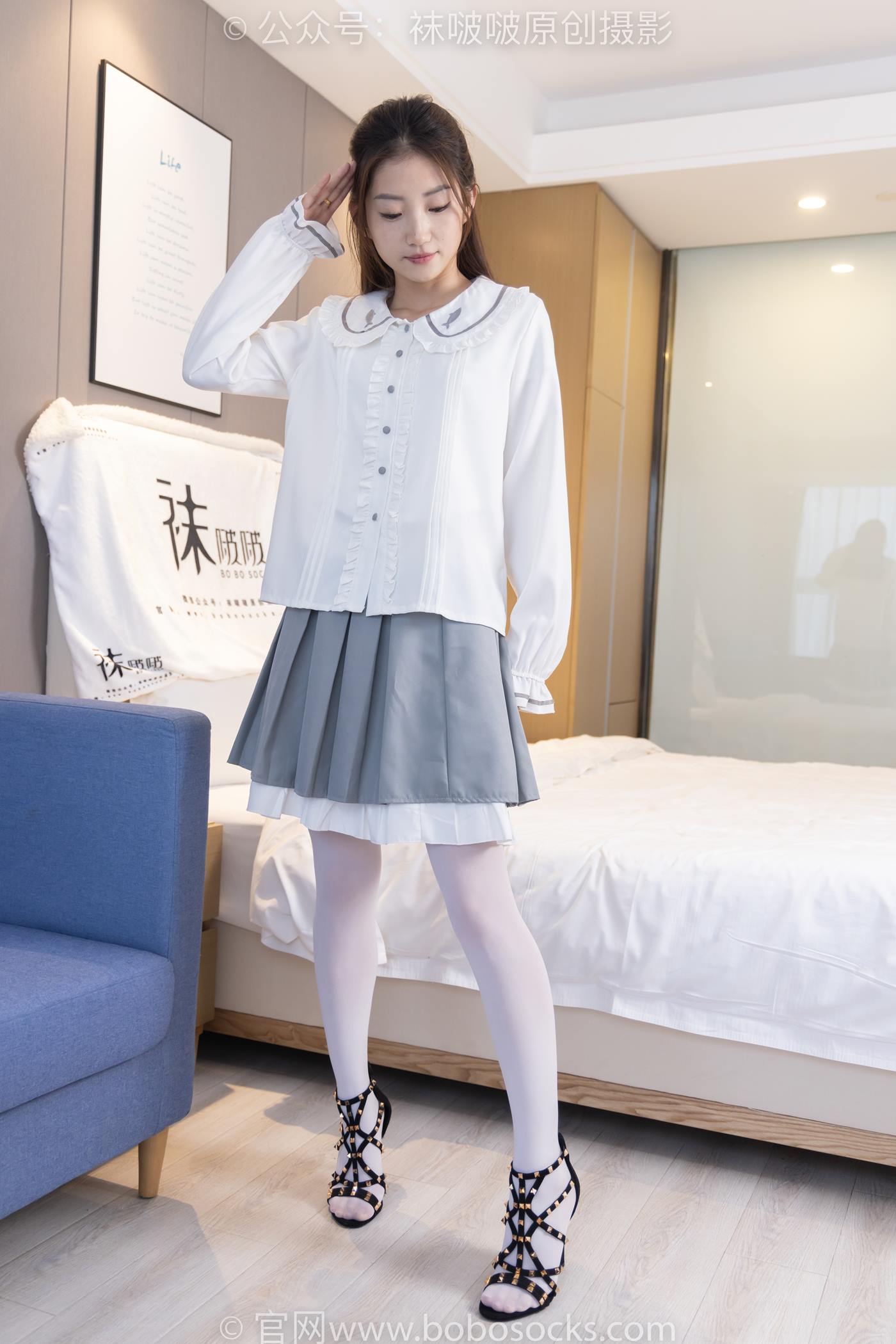 图片[17]-[BoBoSocks袜啵啵]NO.211 小沫-高跟鞋、厚白丝[142P] – 速更版-美库