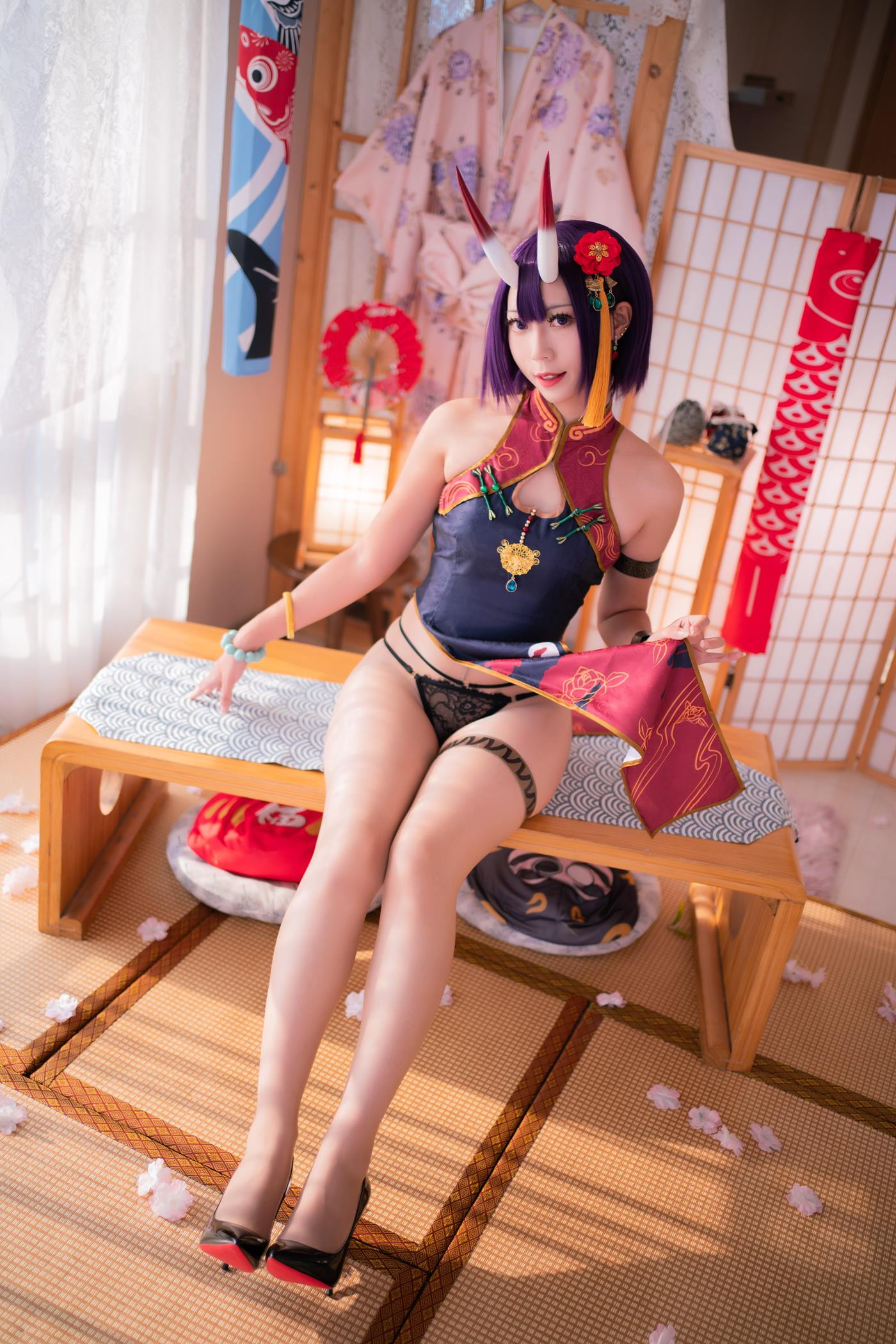 图片[16]-Money冷冷 – 酒吞高腰旗袍[24P] – 速更版-美库