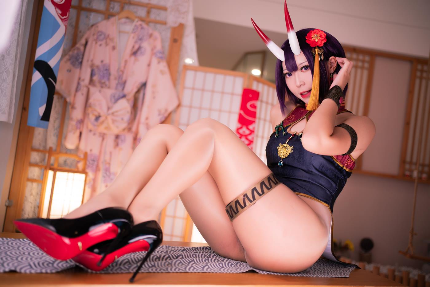 图片[23]-Money冷冷 – 酒吞高腰旗袍[24P] – 速更版-美库