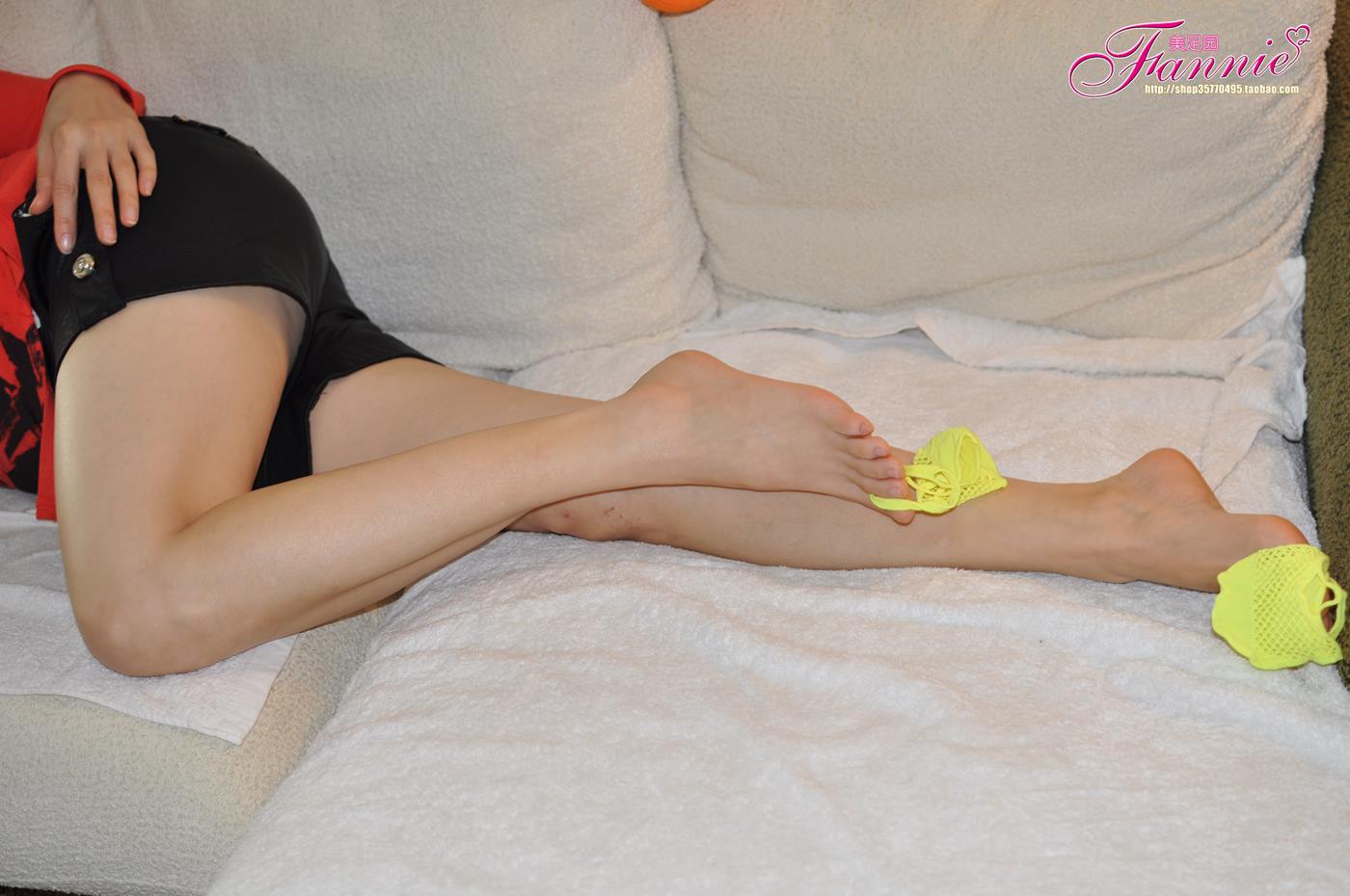 图片[47]-Fannie芬妮每足园 No.022 暗香（船袜黄色）[72P] – 速更版-美库
