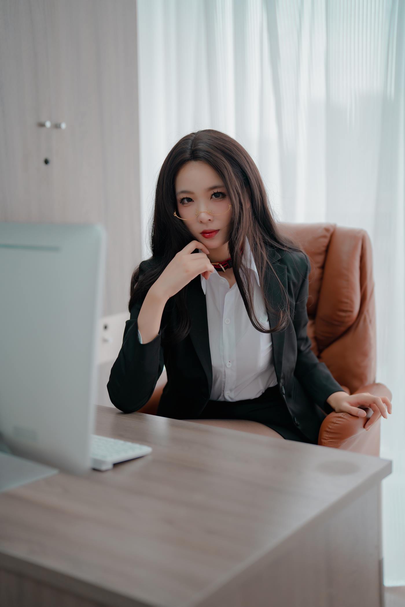 图片[78]-轩萧学姐  女社长 [82P] – 速更版-美库