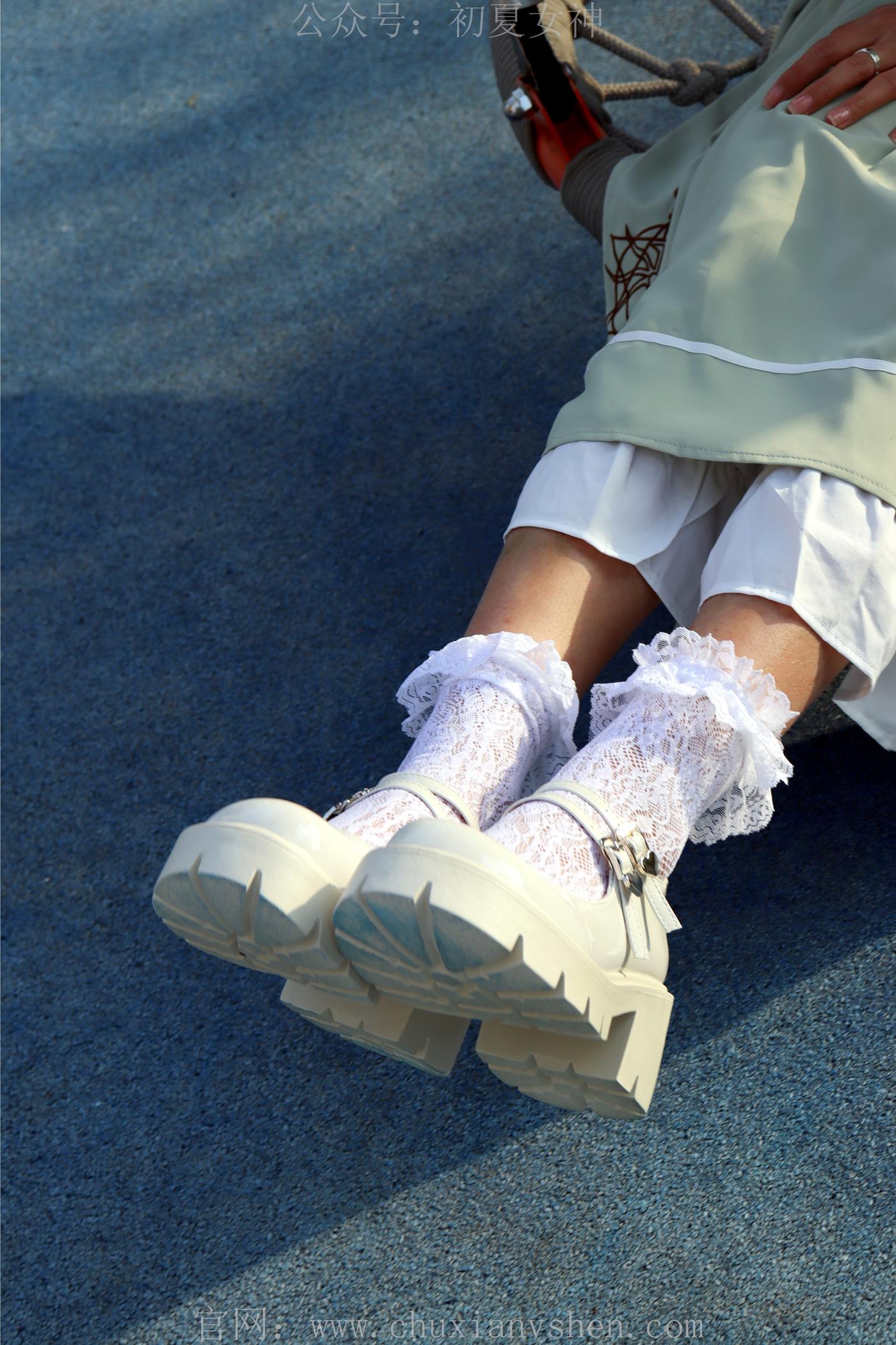 图片[11]-初夏女神 NO.002 雪糕 法式复古连衣裙搭36码白皮鞋[99P] – 速更版-美库