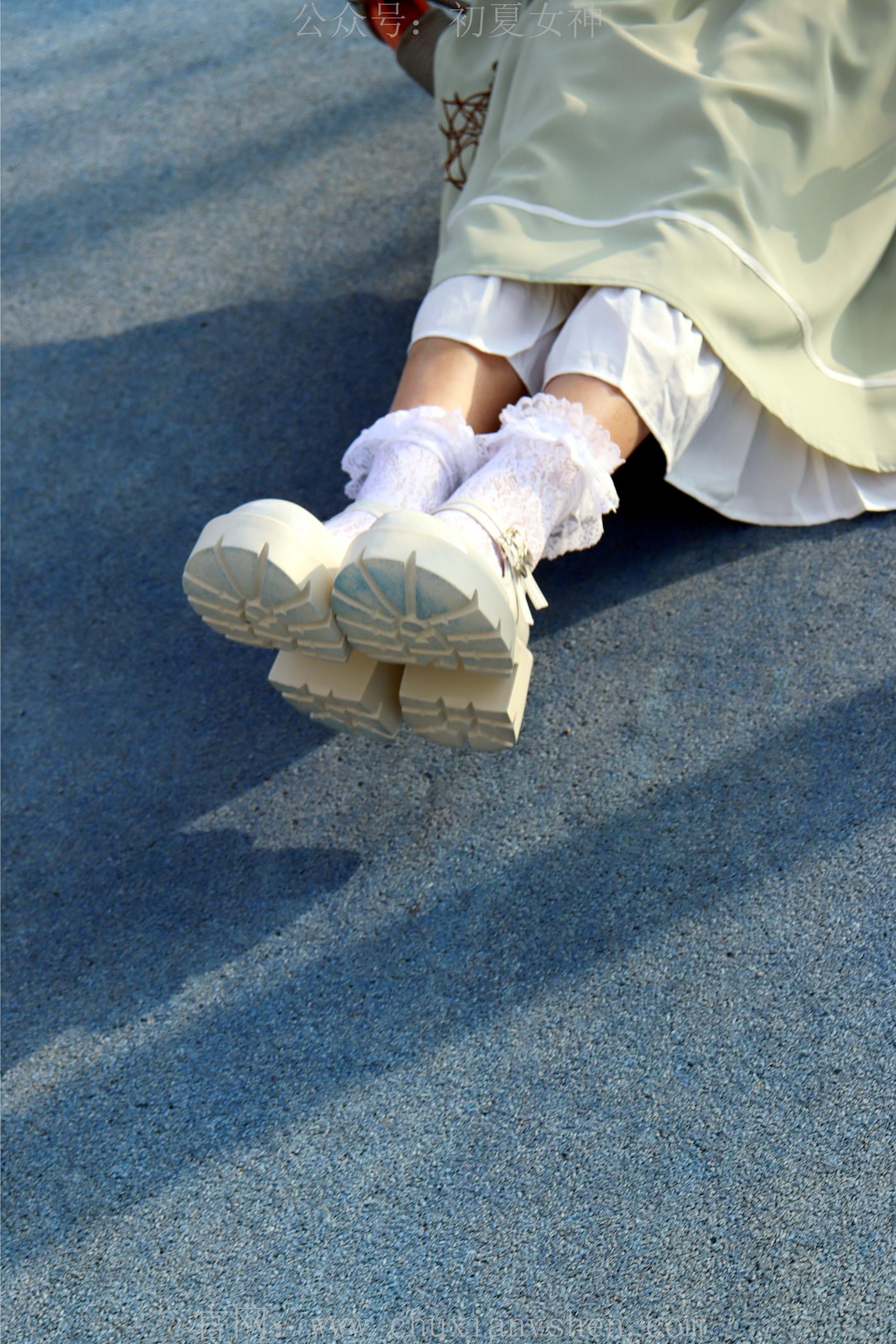 图片[12]-初夏女神 NO.002 雪糕 法式复古连衣裙搭36码白皮鞋[99P] – 速更版-美库