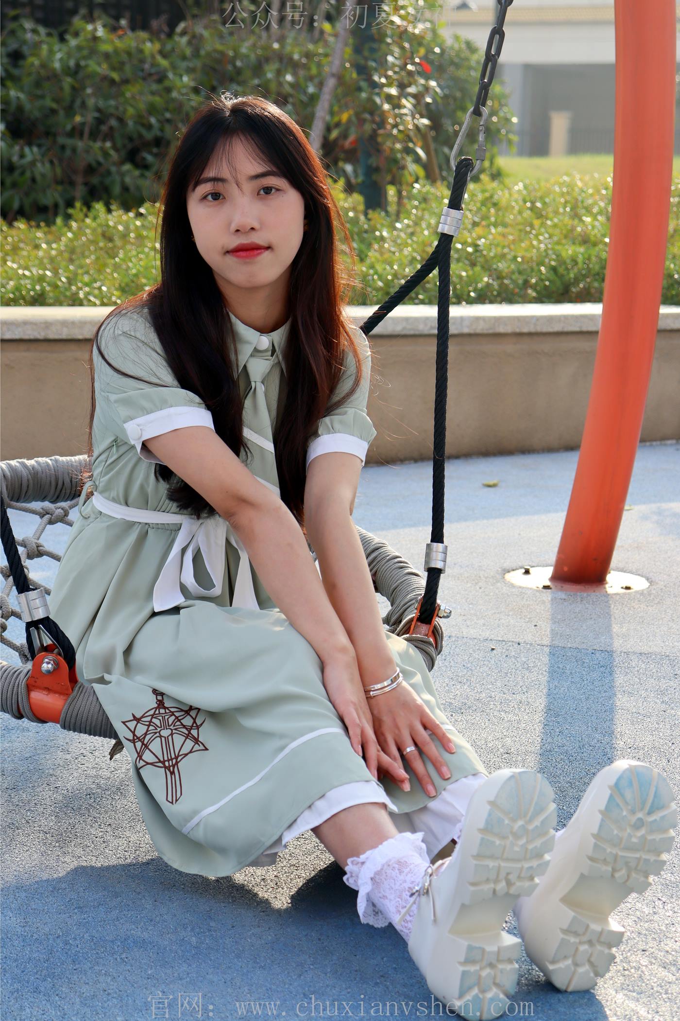 图片[14]-初夏女神 NO.002 雪糕 法式复古连衣裙搭36码白皮鞋[99P] – 速更版-美库