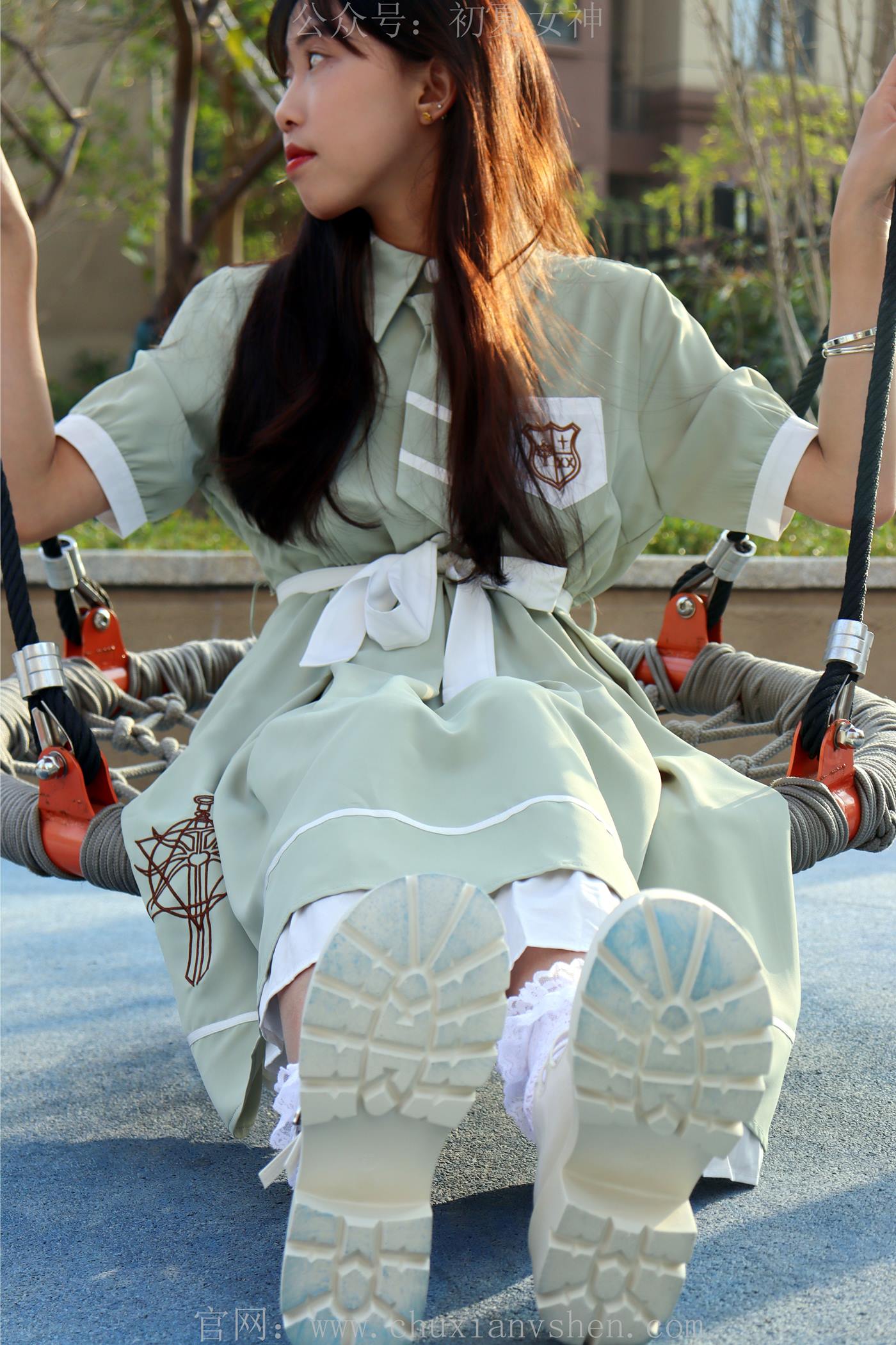 图片[16]-初夏女神 NO.002 雪糕 法式复古连衣裙搭36码白皮鞋[99P] – 速更版-美库