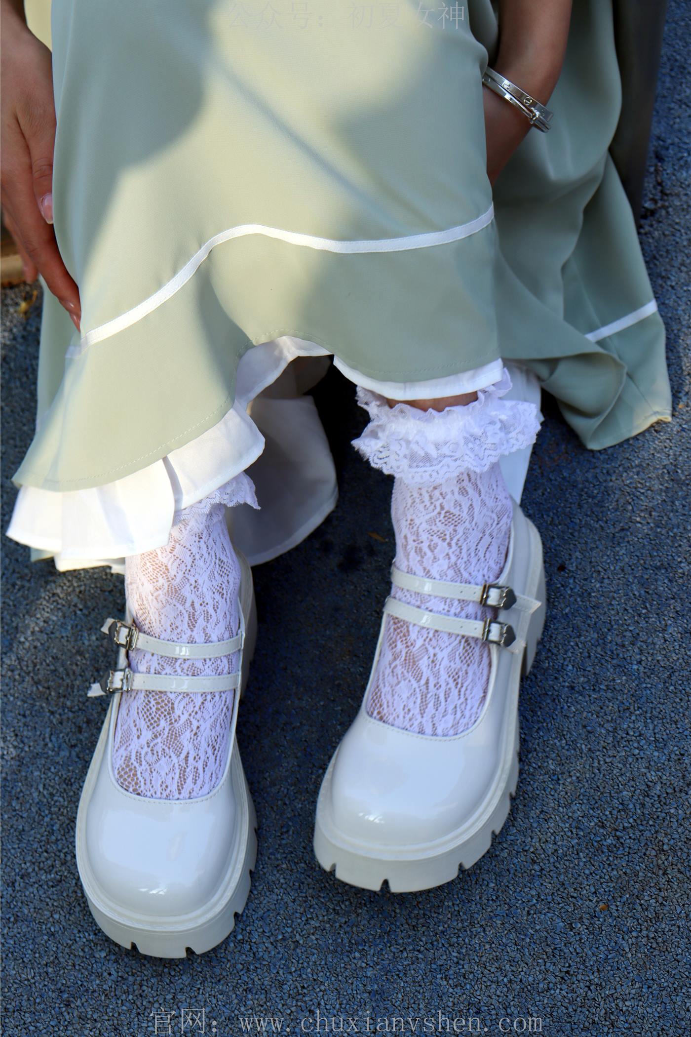 图片[37]-初夏女神 NO.002 雪糕 法式复古连衣裙搭36码白皮鞋[99P] – 速更版-美库