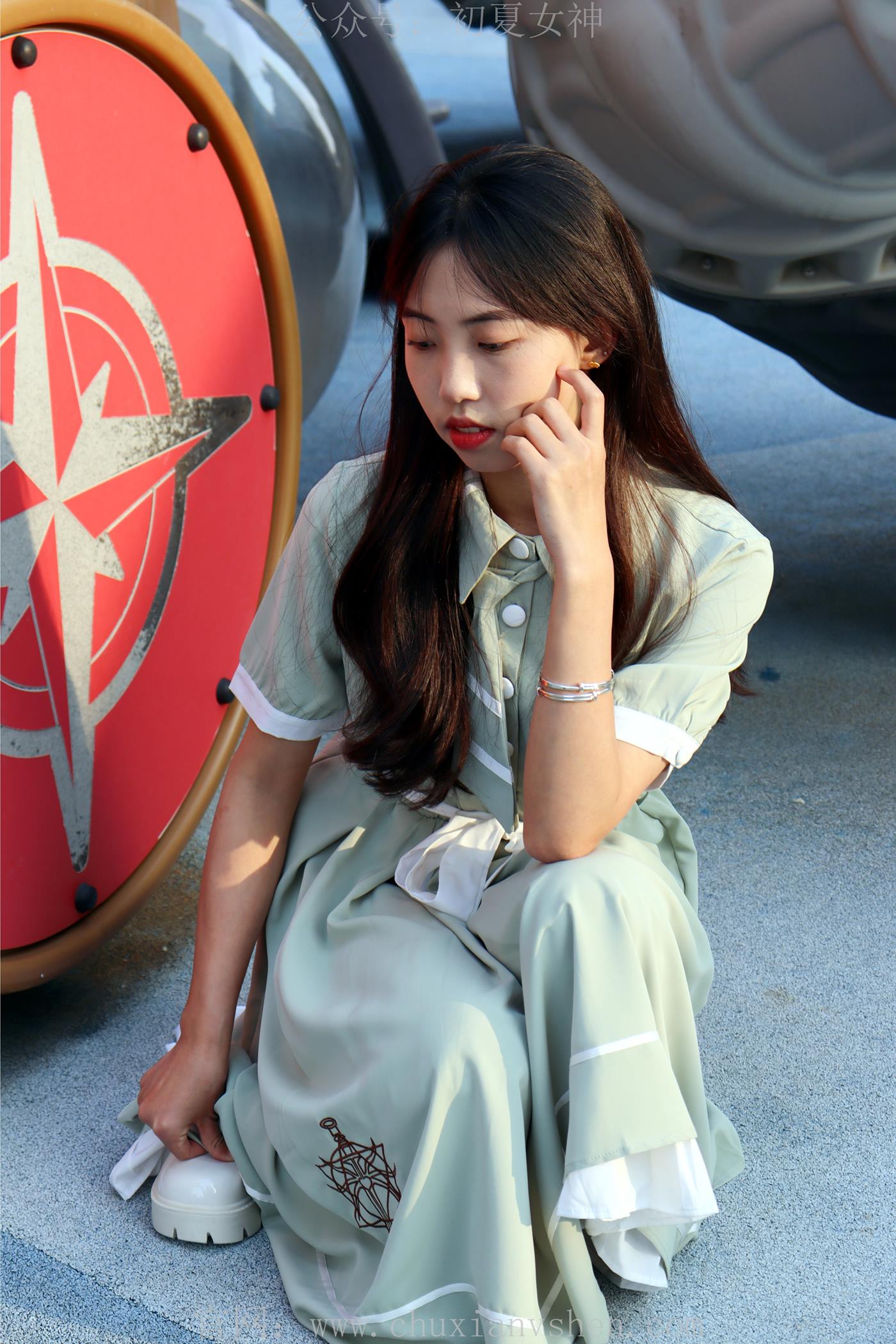 图片[56]-初夏女神 NO.002 雪糕 法式复古连衣裙搭36码白皮鞋[99P] – 速更版-美库