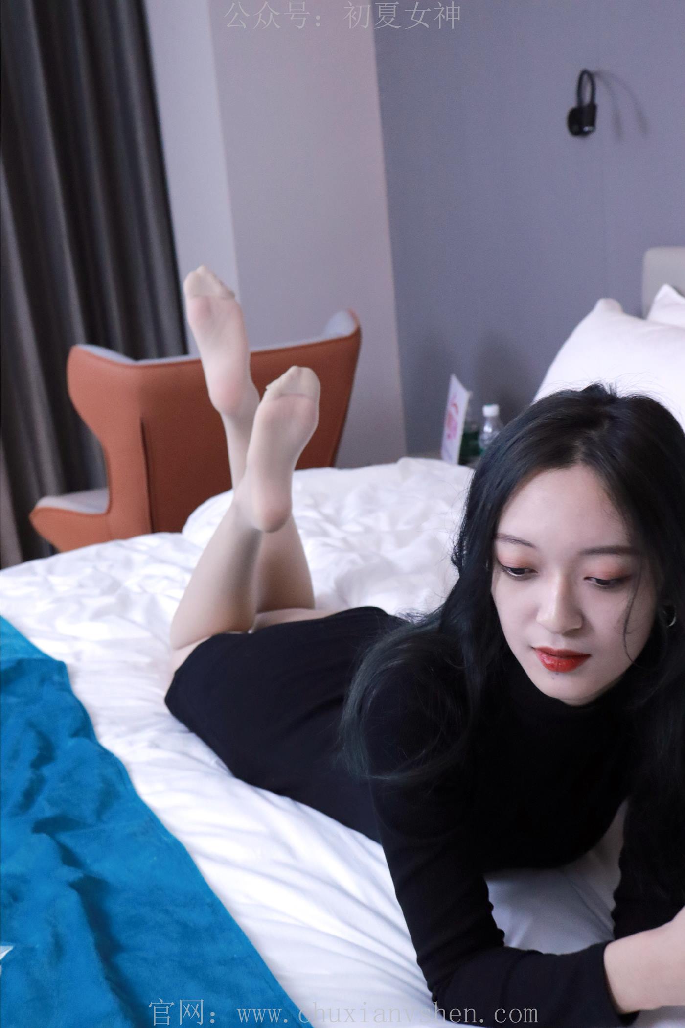 图片[76]-初夏女神 NO.003 依依 黑色瘦身衣搭配37码高跟鞋[108P] – 速更版-美库