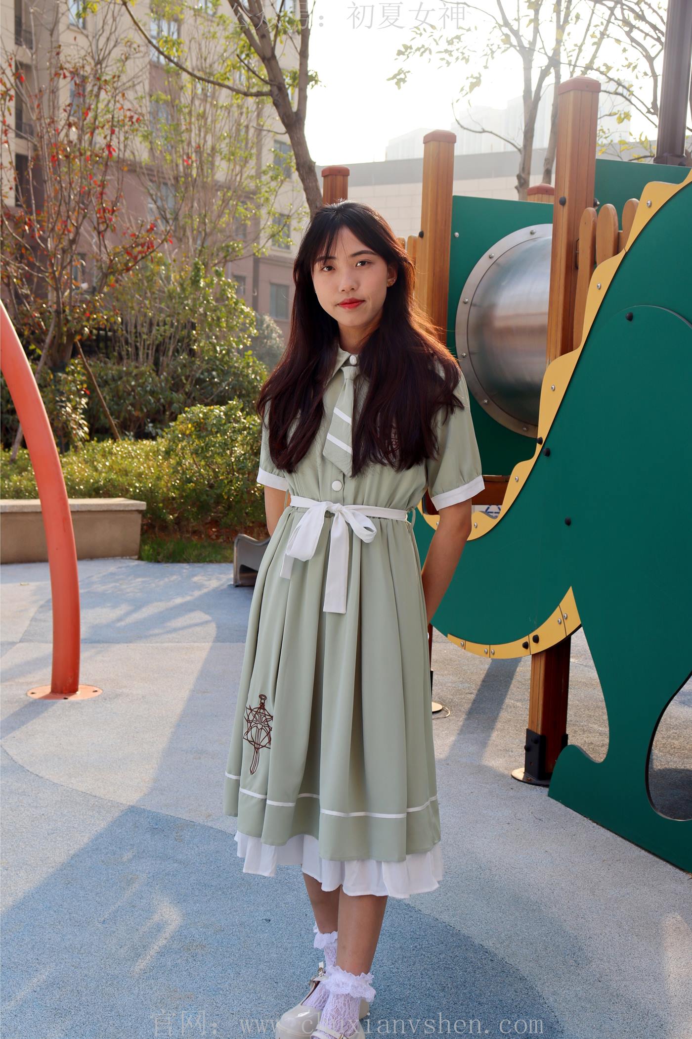 图片[95]-初夏女神 NO.002 雪糕 法式复古连衣裙搭36码白皮鞋[99P] – 速更版-美库