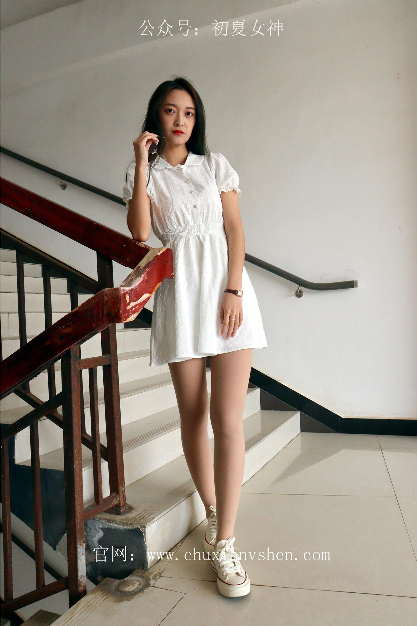 图片[10]-初夏女神 NO.004 邻家女孩校园生活篇-肉丝帆布鞋[143P] – 速更版-美库