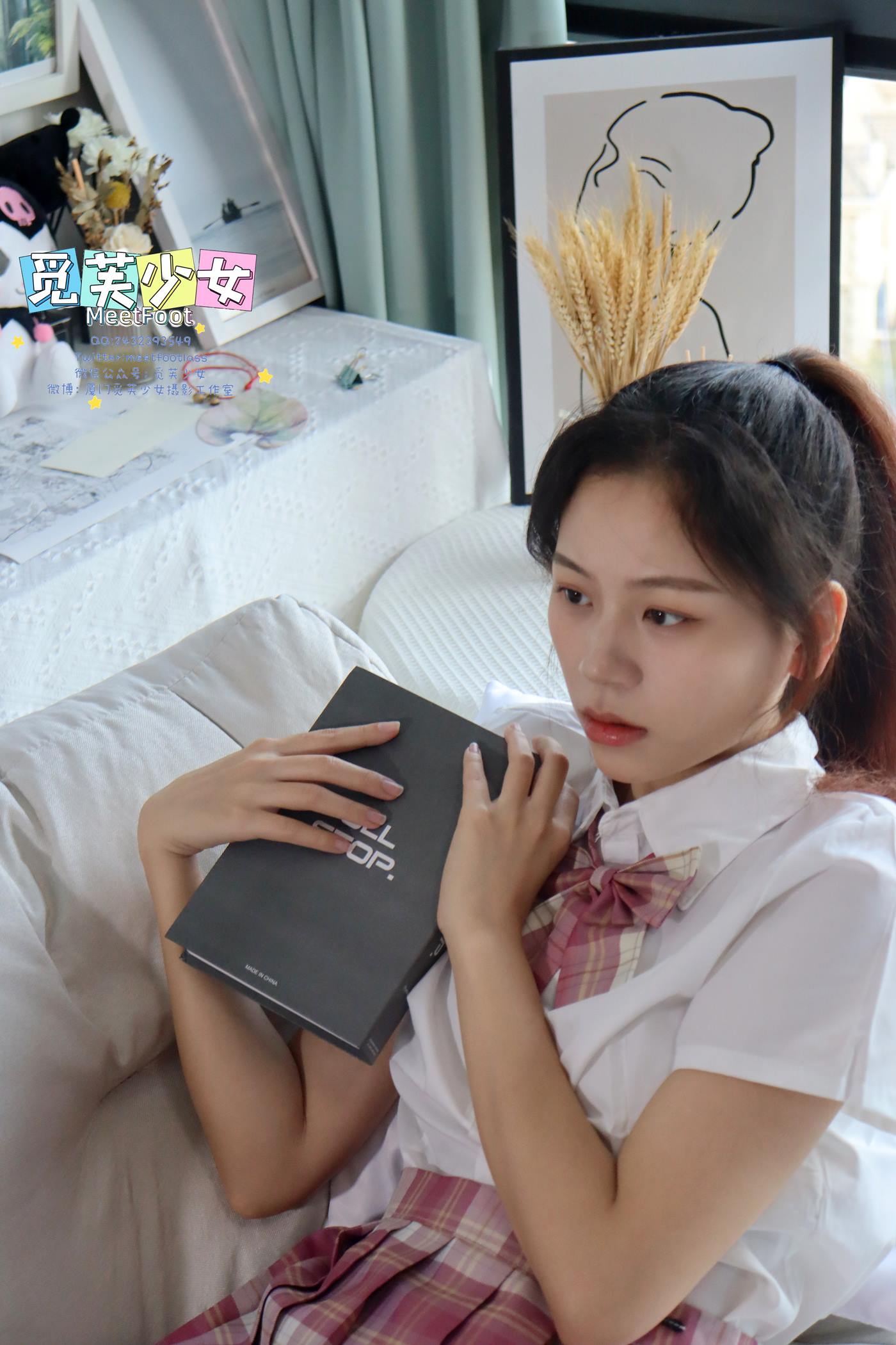 图片[28]-[觅芙少女]NO.006 初夏微风中扬起的马尾，是青春里最美的记忆[130P] – 速更版-美库