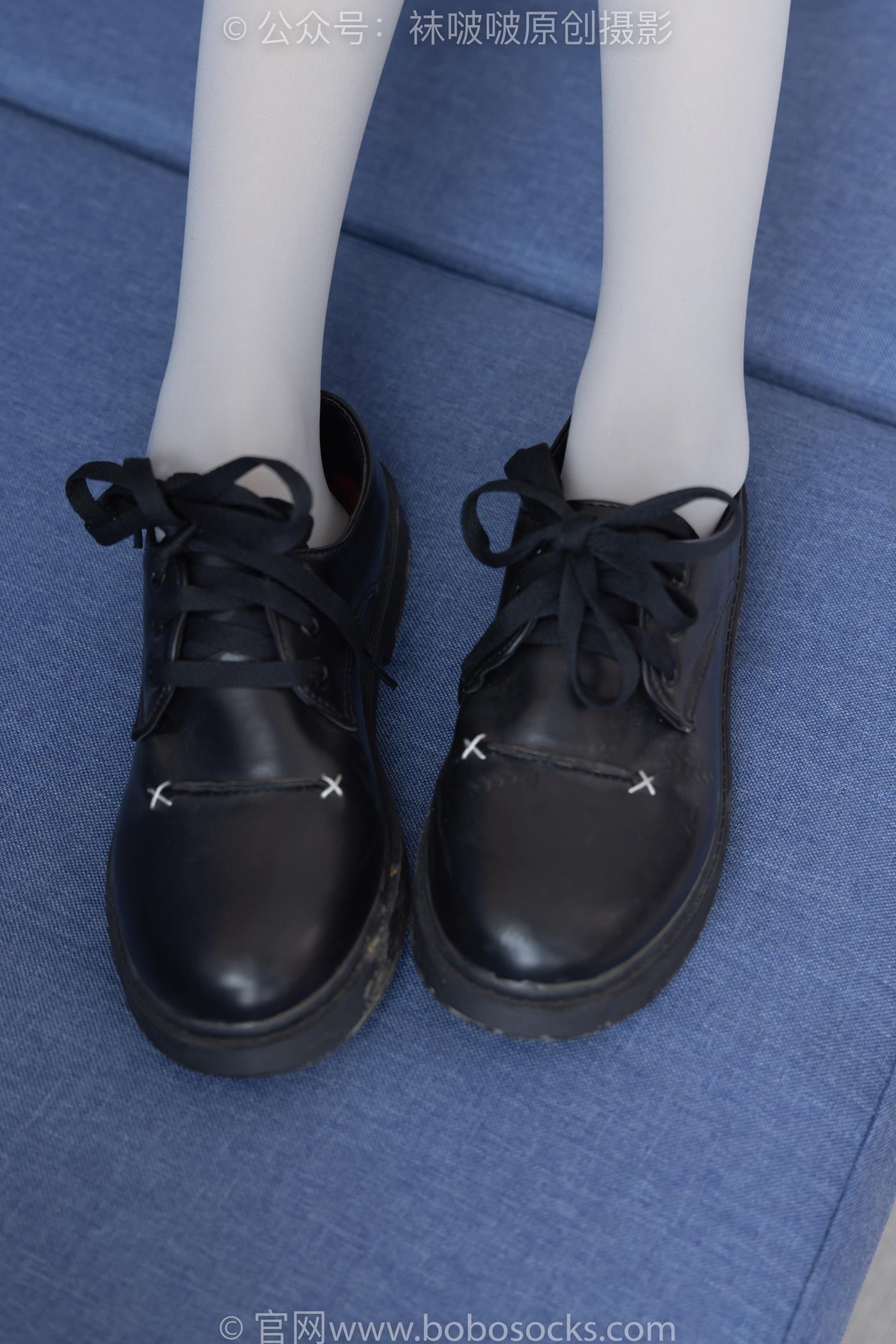 图片[22]-[BoBoSocks袜啵啵]NO.213 稚予-黑皮鞋、厚灰丝[140P] – 速更版-美库