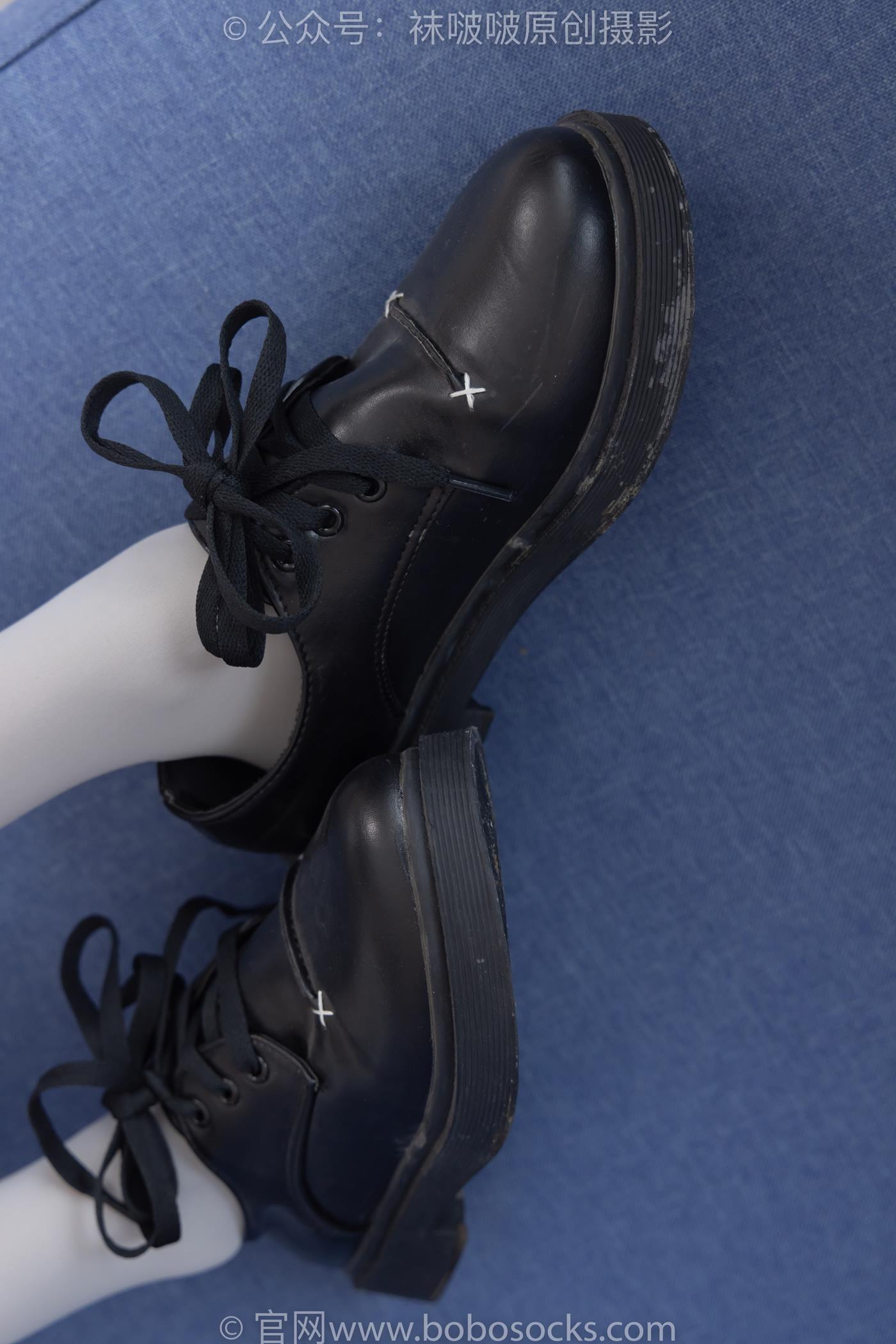 图片[24]-[BoBoSocks袜啵啵]NO.213 稚予-黑皮鞋、厚灰丝[140P] – 速更版-美库