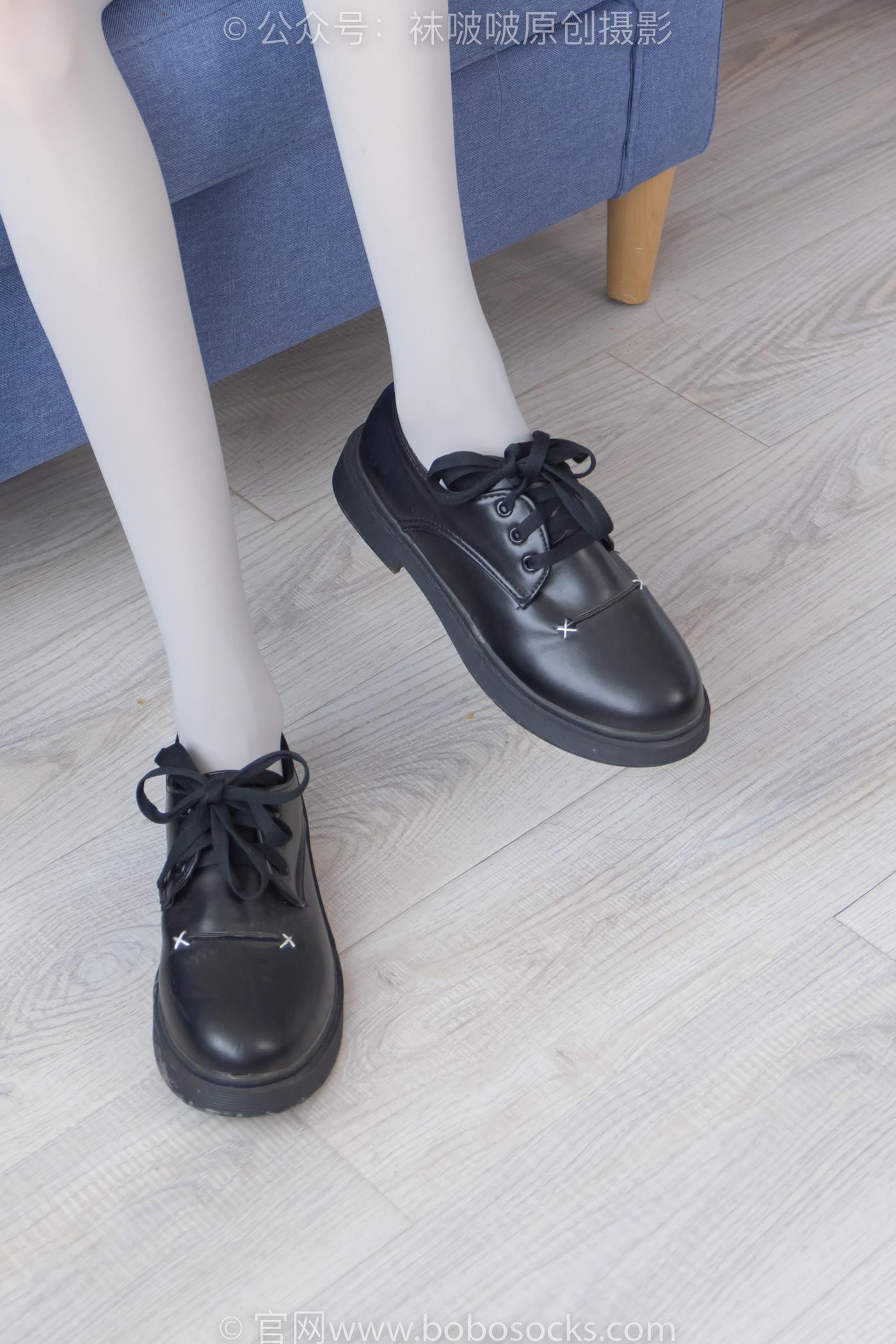 图片[34]-[BoBoSocks袜啵啵]NO.213 稚予-黑皮鞋、厚灰丝[140P] – 速更版-美库