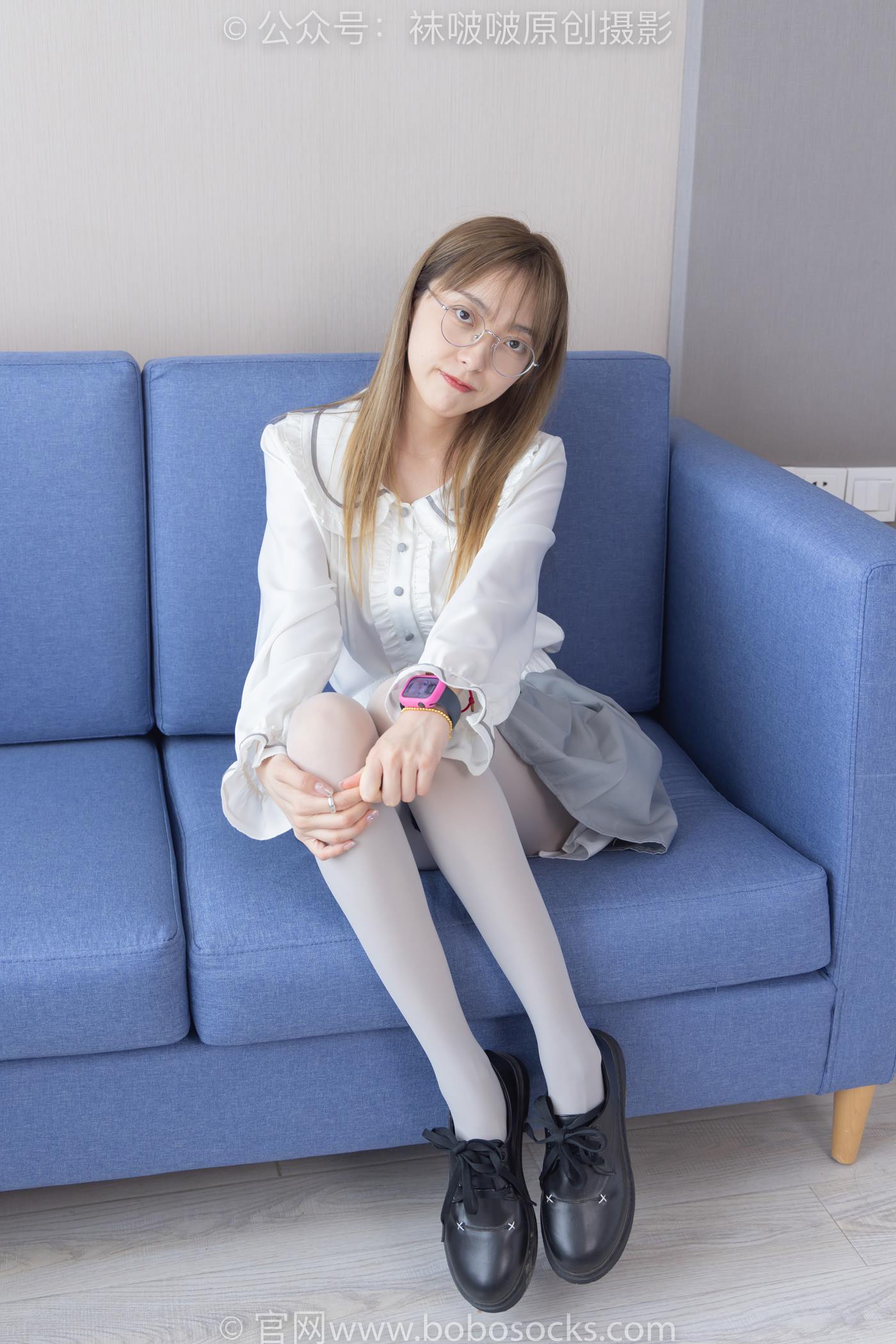 图片[39]-[BoBoSocks袜啵啵]NO.213 稚予-黑皮鞋、厚灰丝[140P] – 速更版-美库