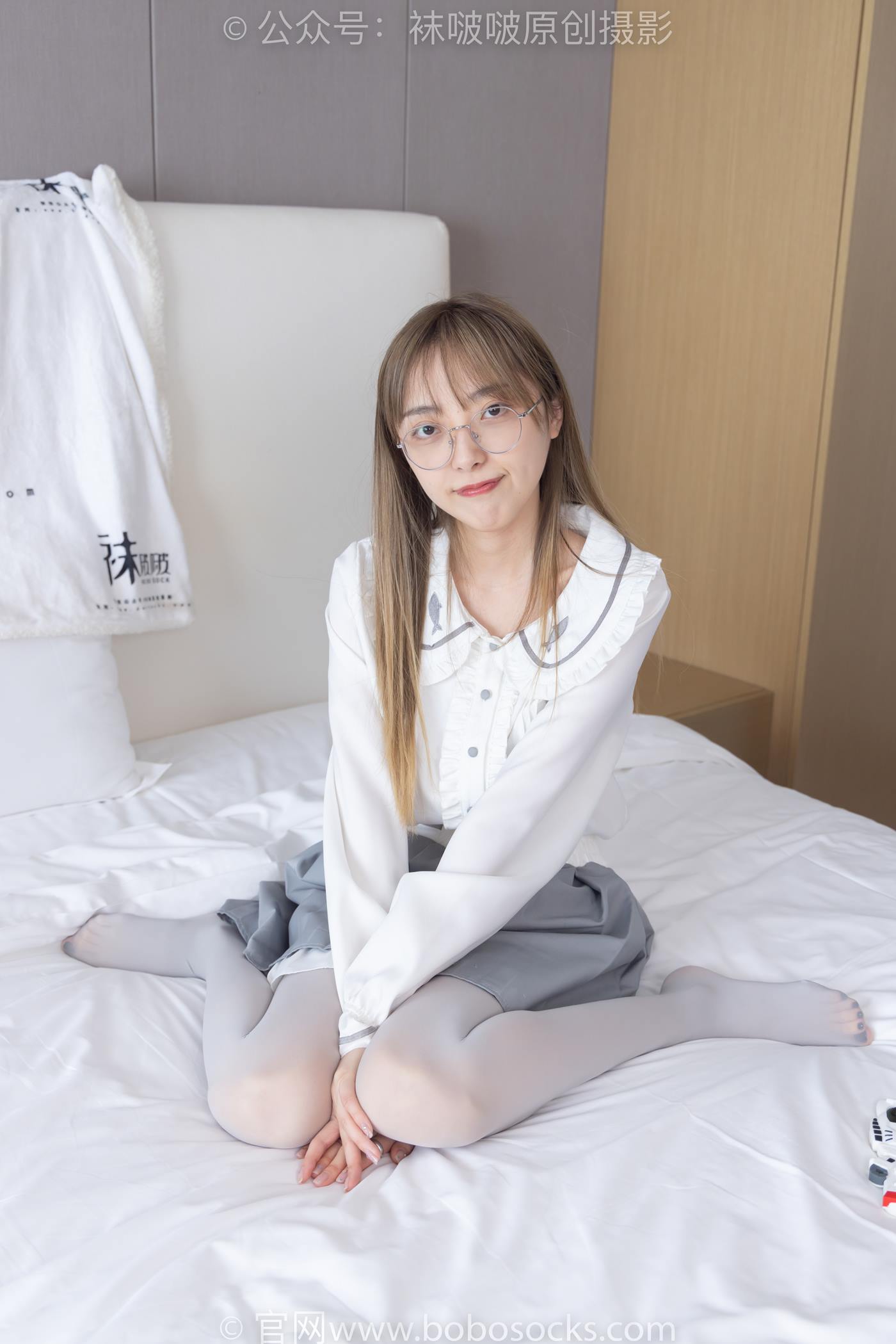 图片[68]-[BoBoSocks袜啵啵]NO.213 稚予-黑皮鞋、厚灰丝[140P] – 速更版-美库