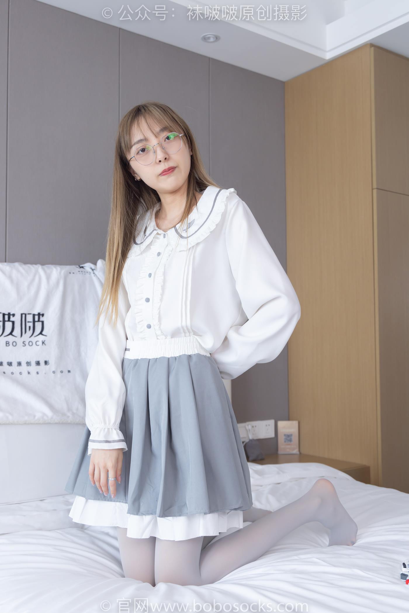 图片[70]-[BoBoSocks袜啵啵]NO.213 稚予-黑皮鞋、厚灰丝[140P] – 速更版-美库