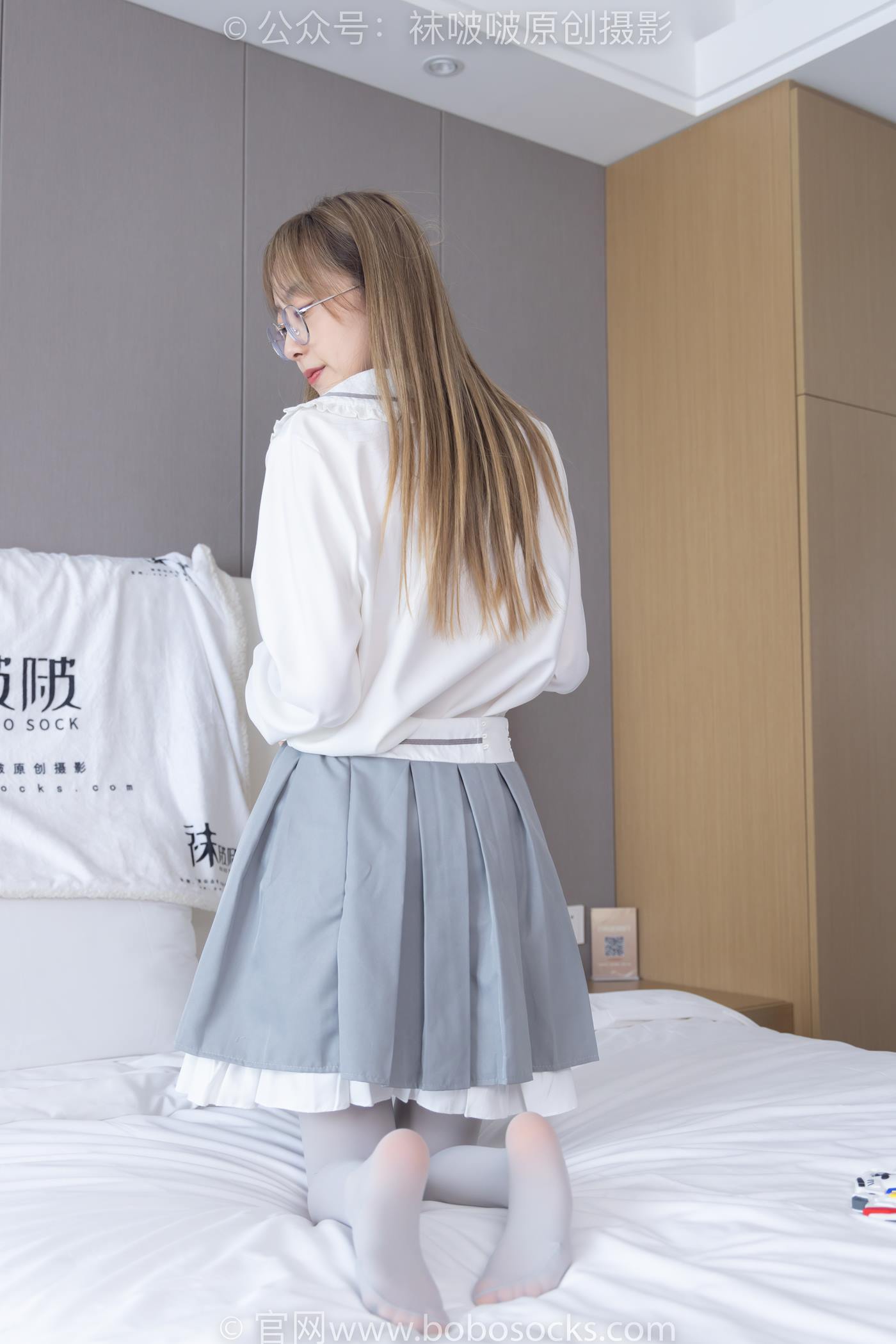 图片[73]-[BoBoSocks袜啵啵]NO.213 稚予-黑皮鞋、厚灰丝[140P] – 速更版-美库