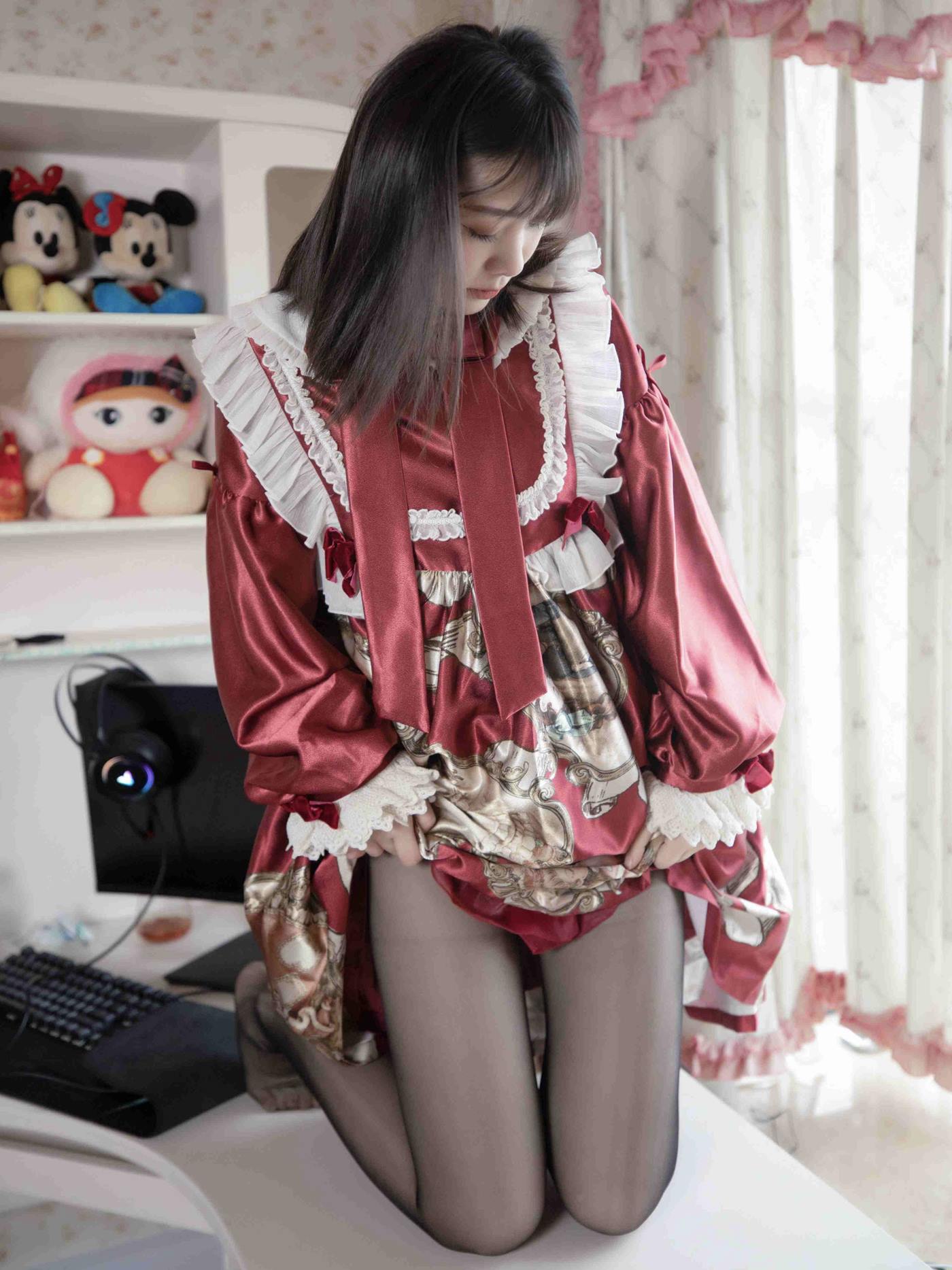 图片[12]-幻琪琪  – 红色Lolita 黑丝[47P] – 速更版-美库