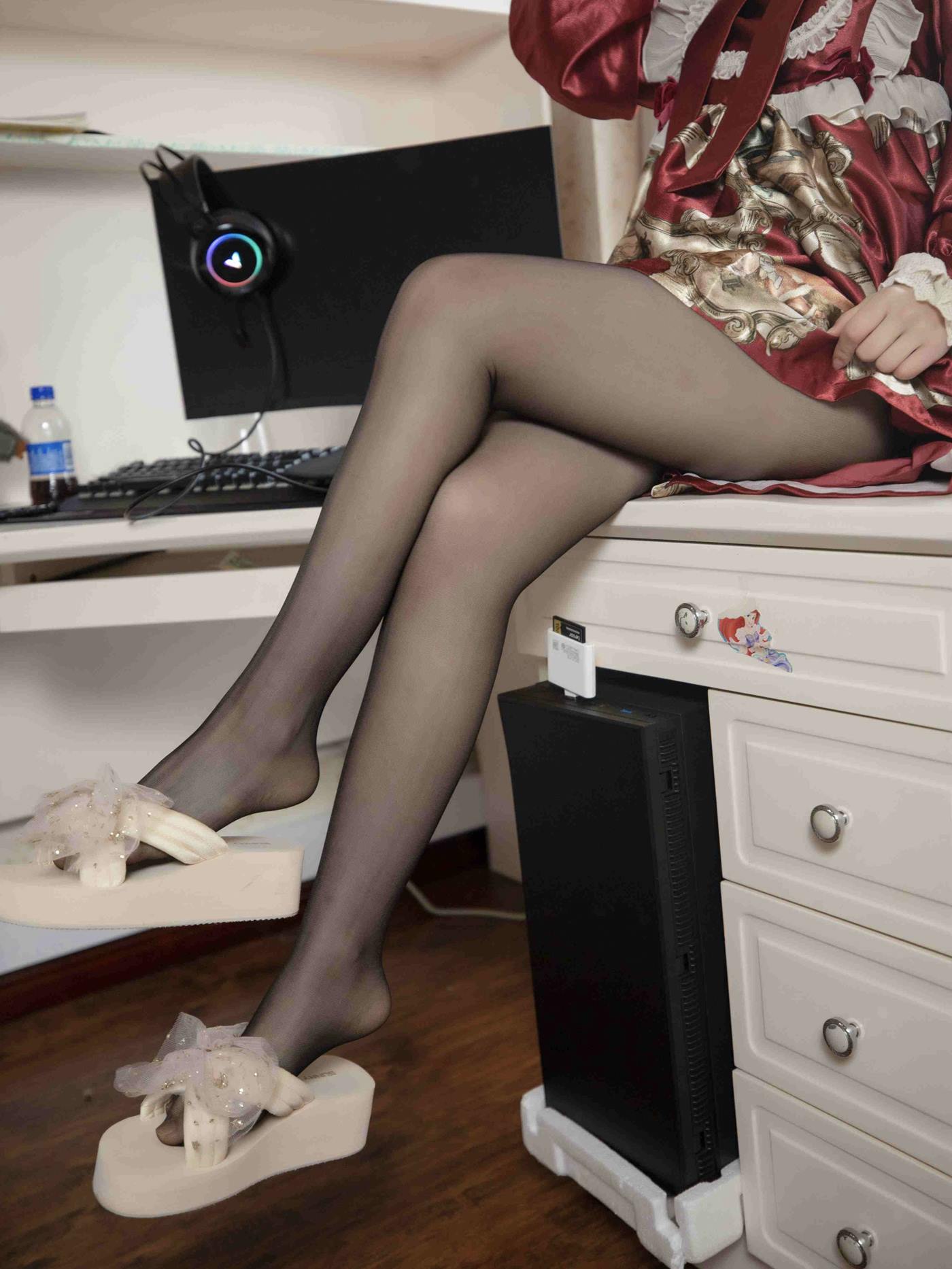 图片[18]-幻琪琪  – 红色Lolita 黑丝[47P] – 速更版-美库