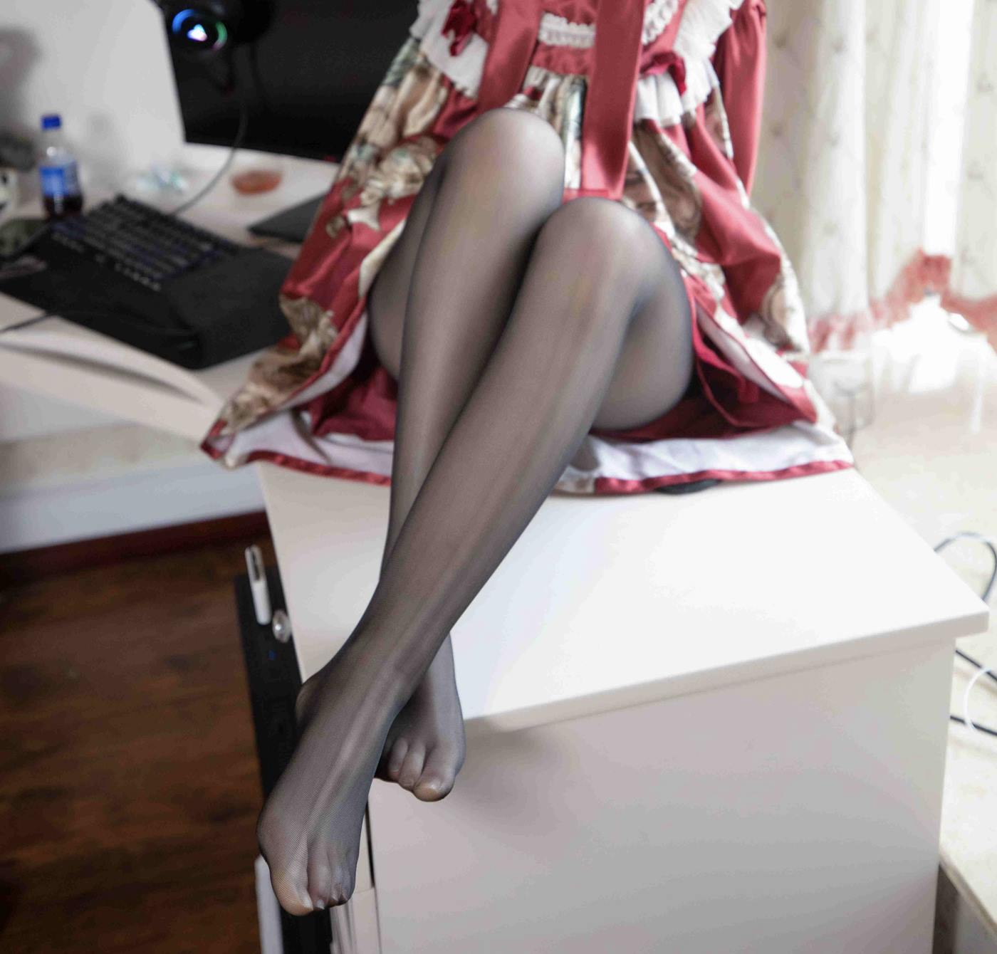 图片[19]-幻琪琪  – 红色Lolita 黑丝[47P] – 速更版-美库