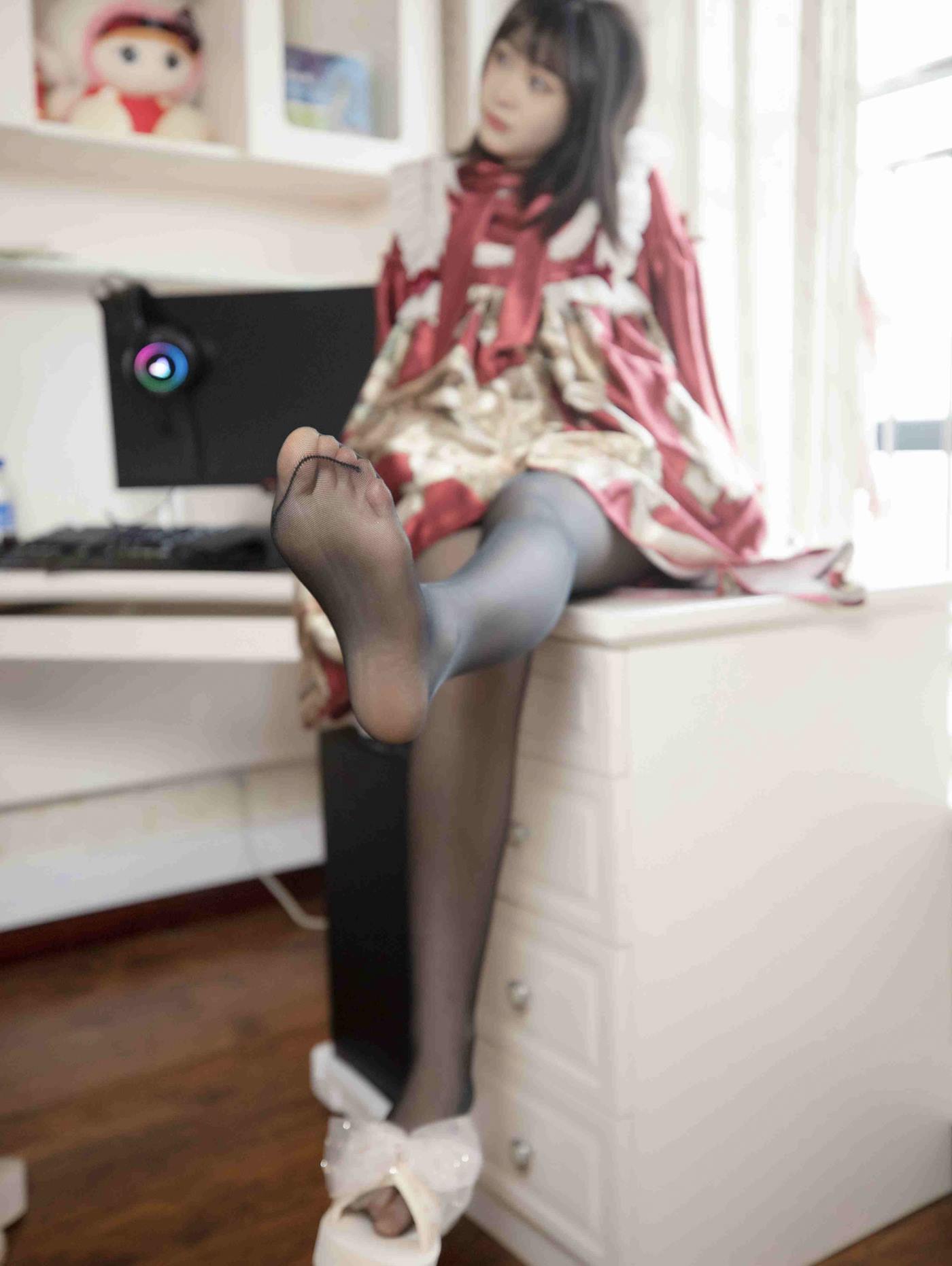 图片[34]-幻琪琪  – 红色Lolita 黑丝[47P] – 速更版-美库