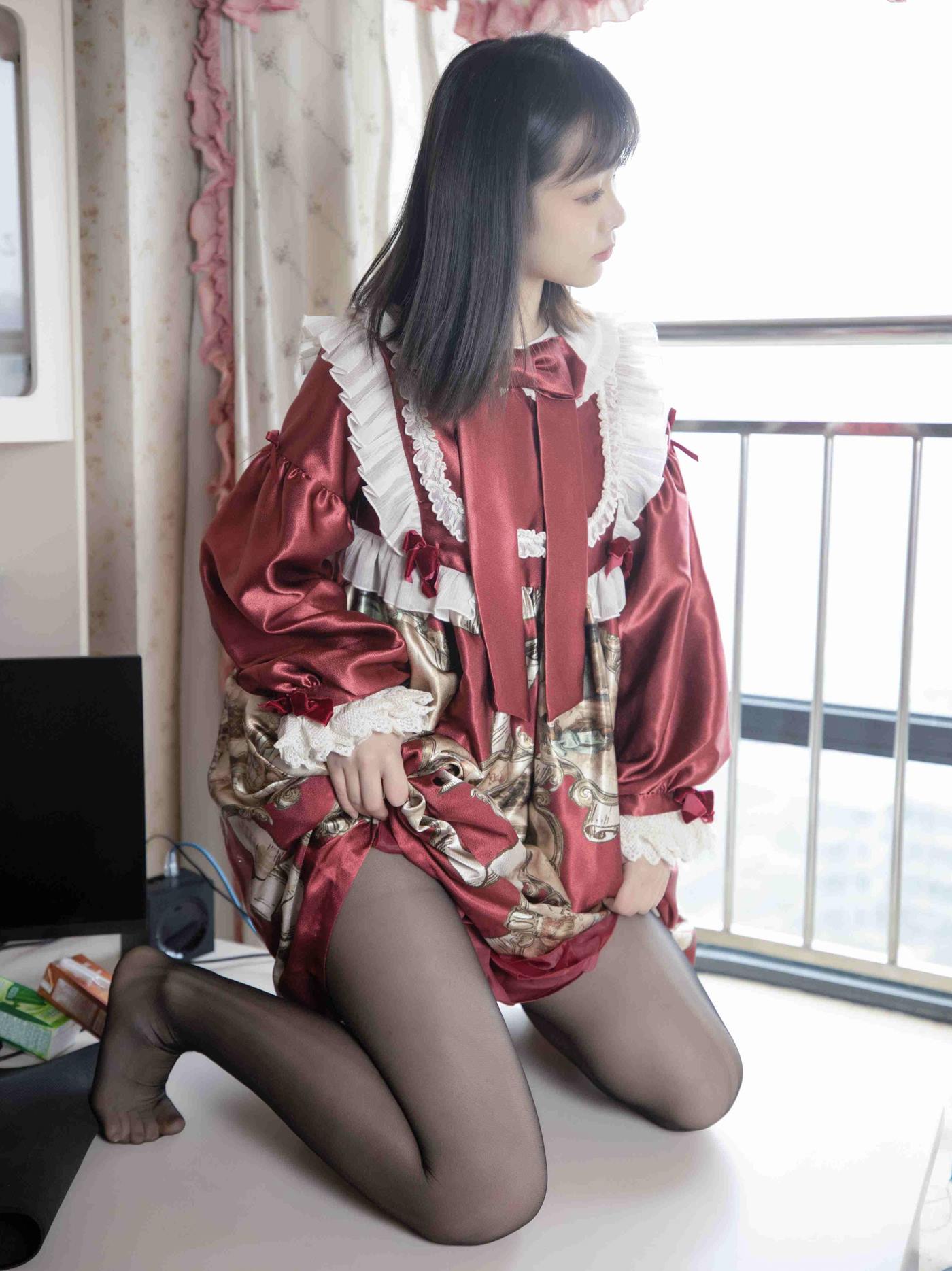 图片[40]-幻琪琪  – 红色Lolita 黑丝[47P] – 速更版-美库