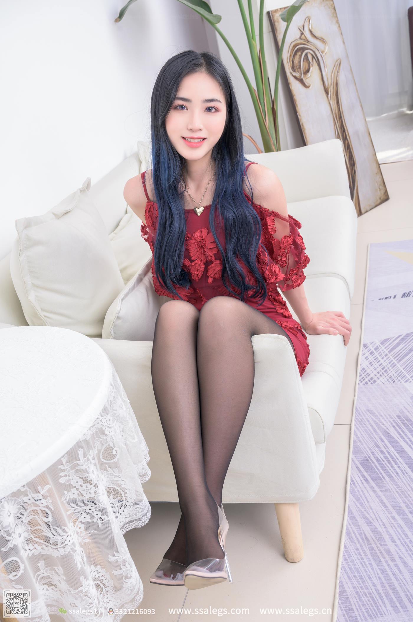 图片[62]-[SSA丝社]超清写真 NO.523 茵茵 黑丝写真（上）[143P] – 速更版-美库