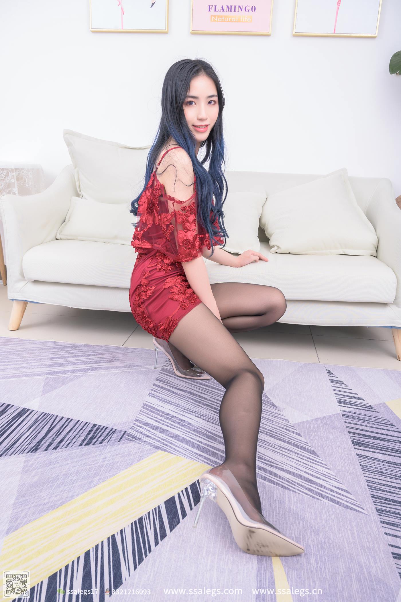 图片[102]-[SSA丝社]超清写真 NO.523 茵茵 黑丝写真（上）[143P] – 速更版-美库