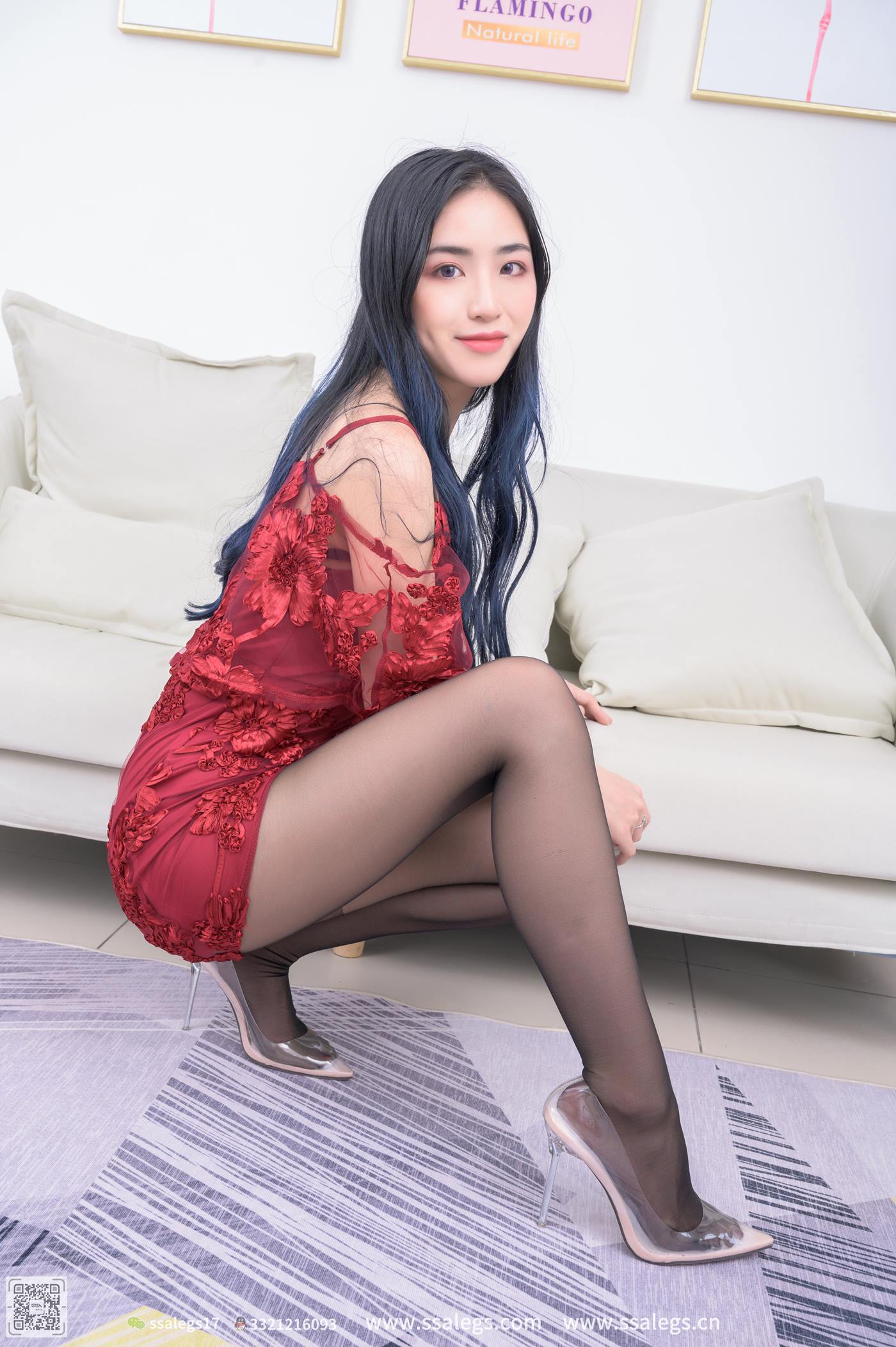 图片[105]-[SSA丝社]超清写真 NO.523 茵茵 黑丝写真（上）[143P] – 速更版-美库