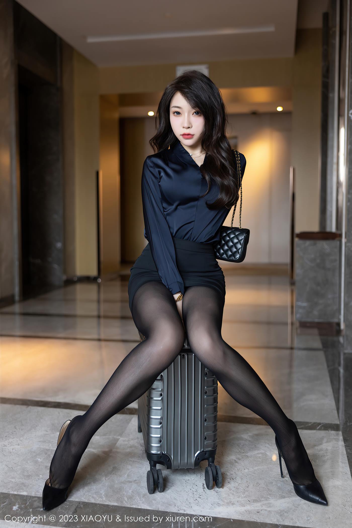 图片[34]-[XIAOYU语画界] 2023.04.14 VOL.1007 徐莉芝Booty 黑丝美腿[34+1P] – 速更版-美库