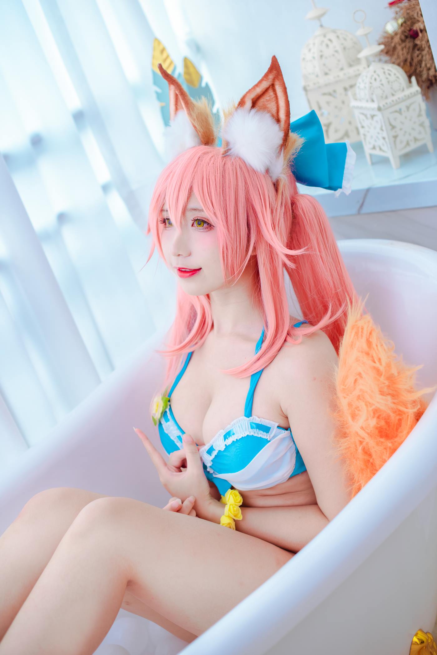 图片[11]-九曲Jean – 玉藻前泳装[11P] – 速更版-美库