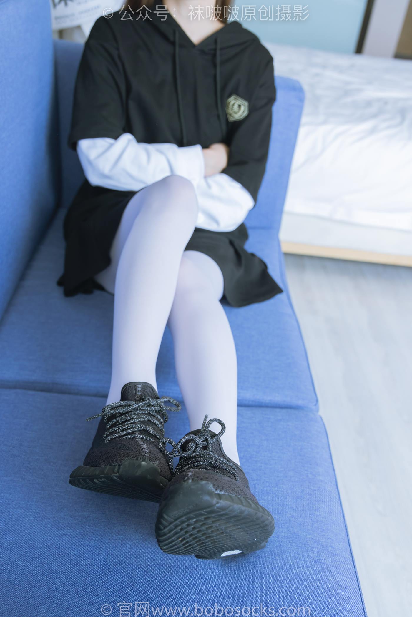 图片[38]-[BoBoSocks袜啵啵]NO.214 小沫-黑色运动鞋、厚白丝[142P] – 速更版-美库