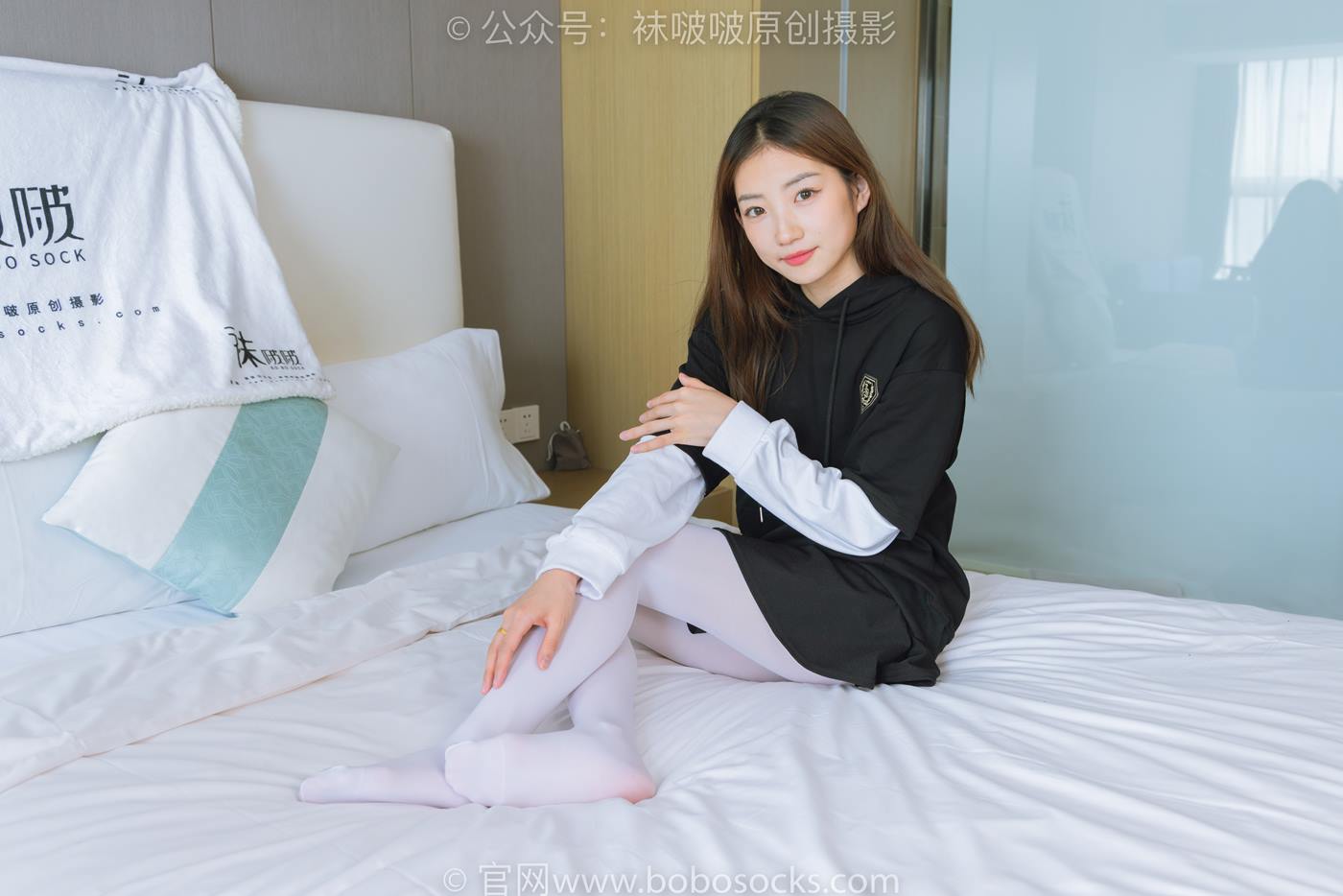 图片[74]-[BoBoSocks袜啵啵]NO.214 小沫-黑色运动鞋、厚白丝[142P] – 速更版-美库