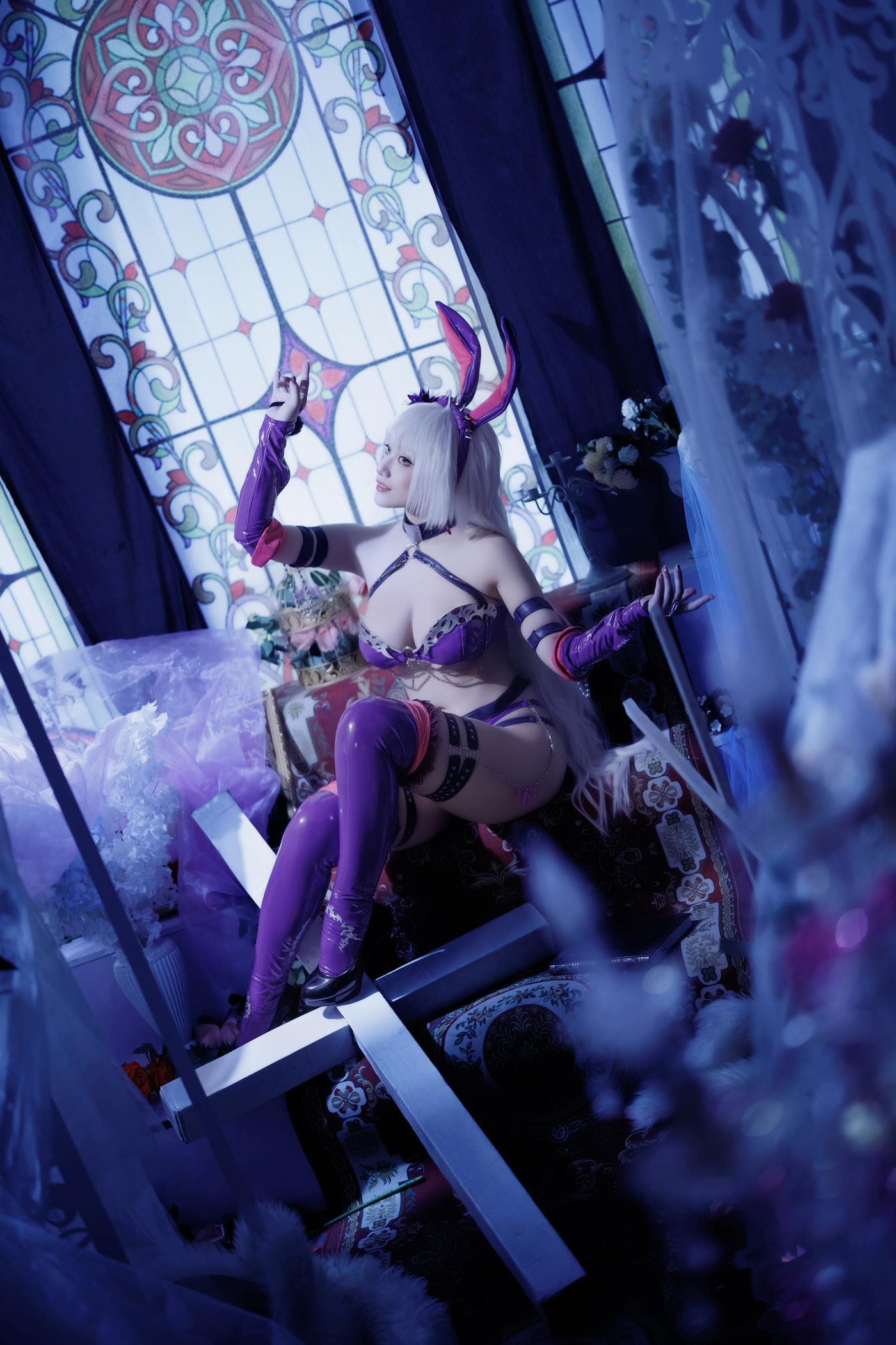 图片[11]-Cien恩恩  – 黑贞兔女郎泳装[10P] – 速更版-美库