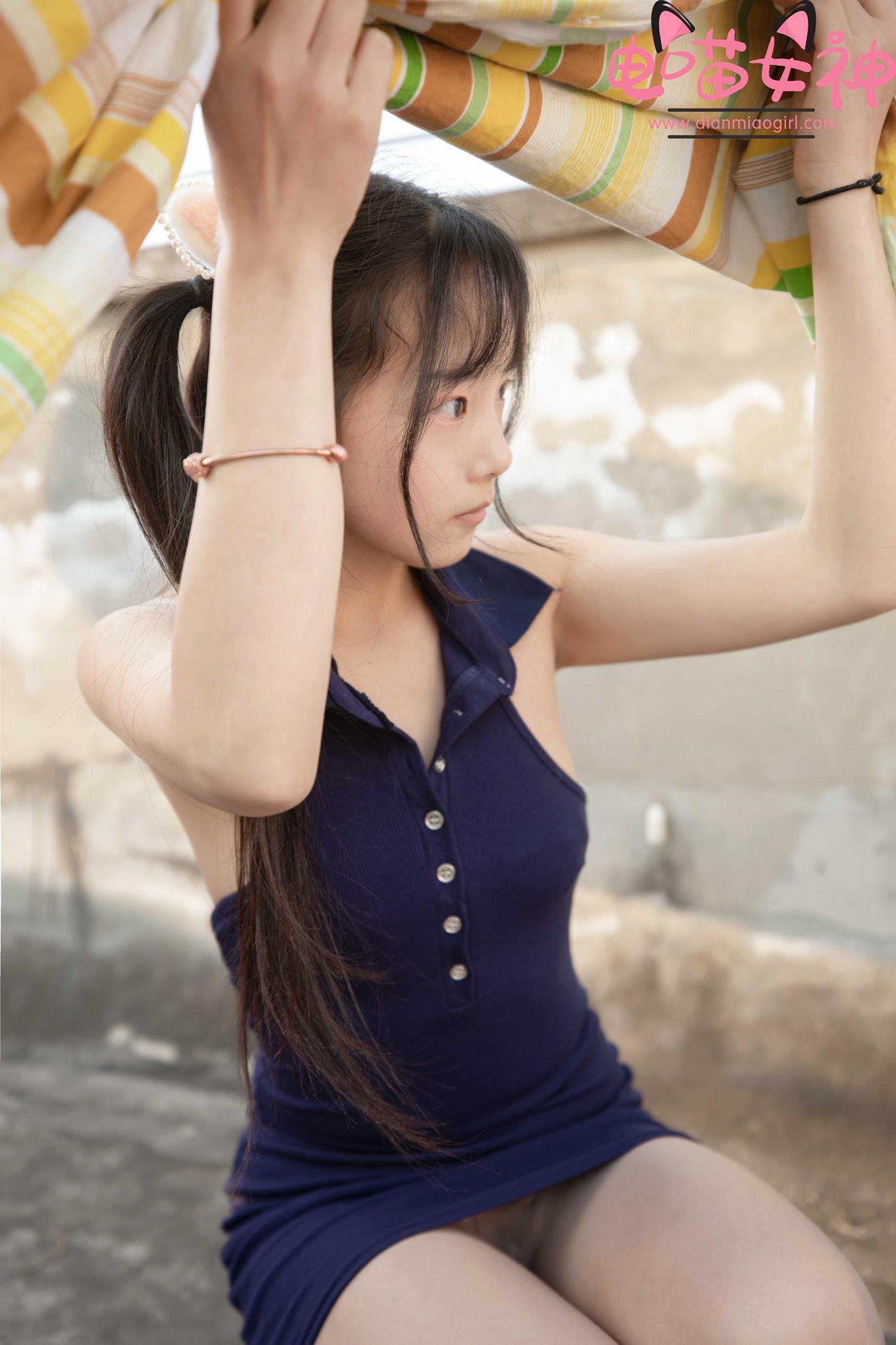 图片[23]-电喵女神 NO.007 灵唯 天台[54P] – 速更版-美库