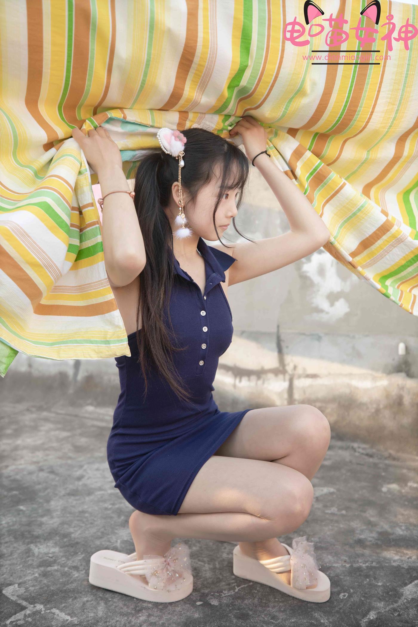 图片[24]-电喵女神 NO.007 灵唯 天台[54P] – 速更版-美库