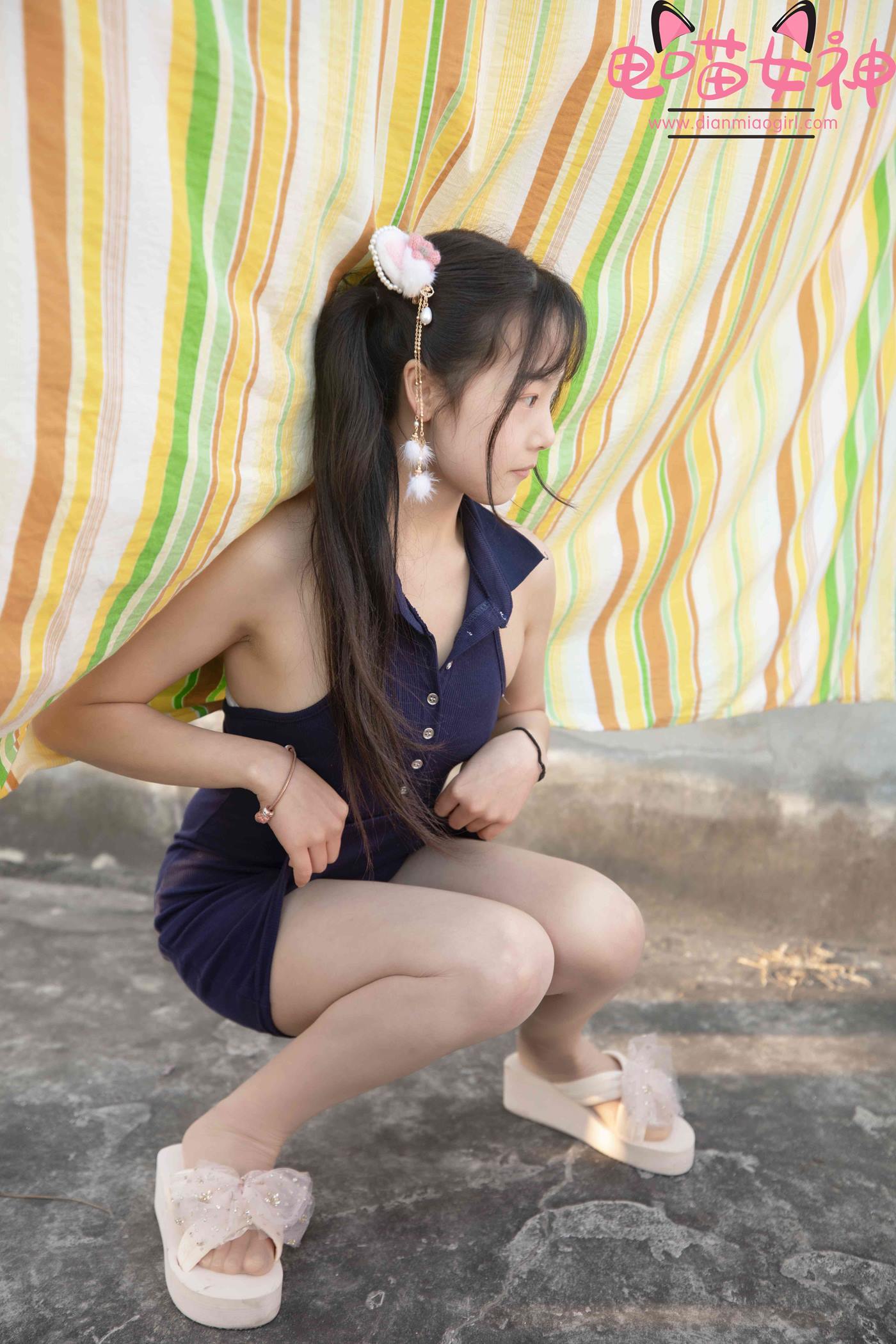 图片[25]-电喵女神 NO.007 灵唯 天台[54P] – 速更版-美库