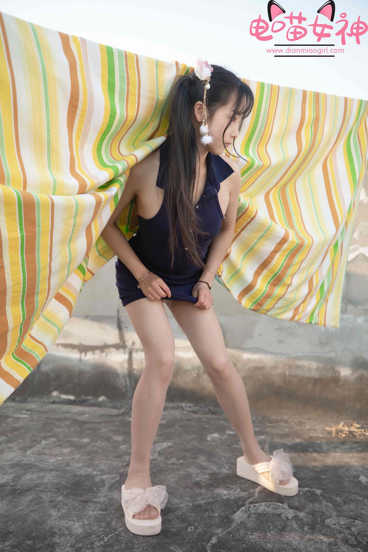 图片[27]-电喵女神 NO.007 灵唯 天台[54P] – 速更版-美库